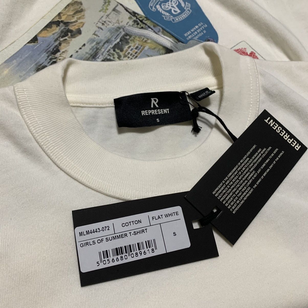 Represent Clo. Represent Small Girls Of Summer Flat White Tee Size US S / EU 44-46 / 1 - 5 Thumbnail