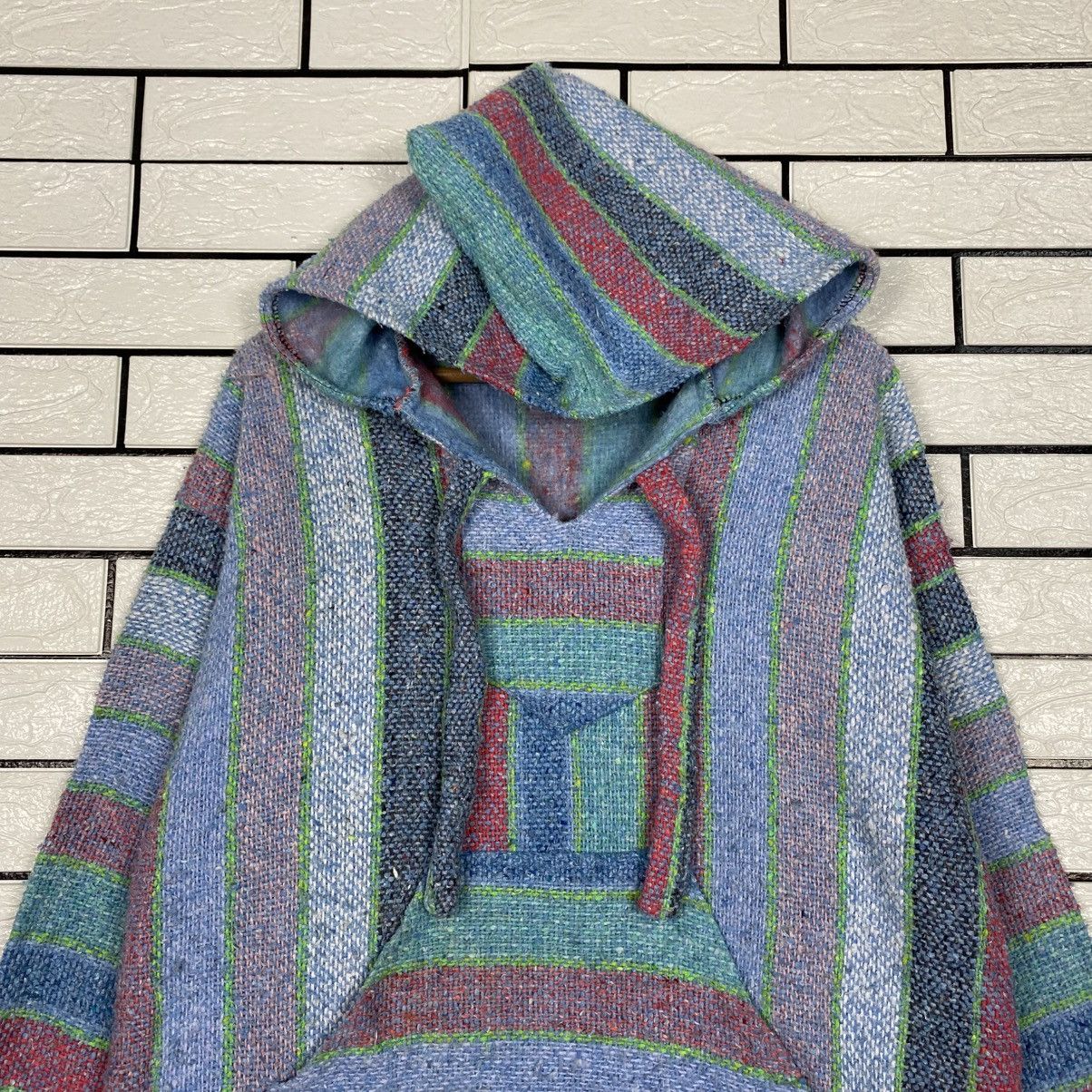 Japanese Brand Vintage Anorak Hoodie Wool Jacket Molina Striped Design Size US S / EU 44-46 / 1 - 4 Thumbnail