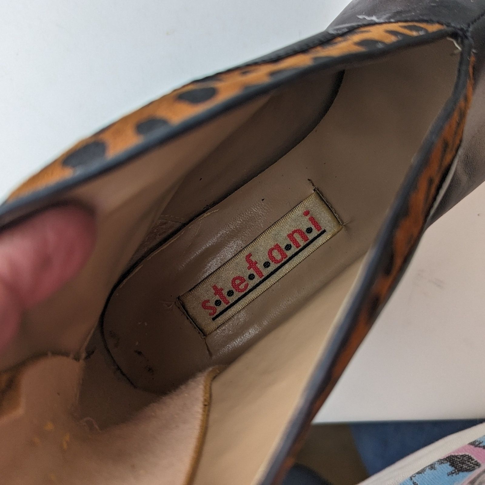 Vintage Vintage 80's Stefani Leather Ankle Boots - 7M Size US 7 / IT 37 - 10 Thumbnail