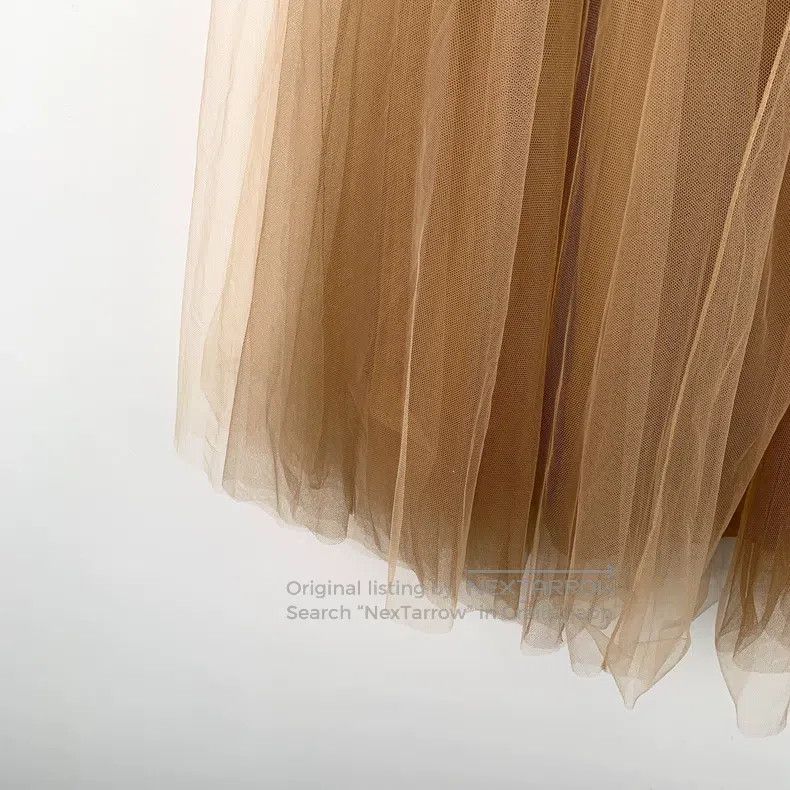 Dior Dior Brown mulberry silk casual mesh skirt Size 24" / US 00 / IT 34 - 4 Thumbnail