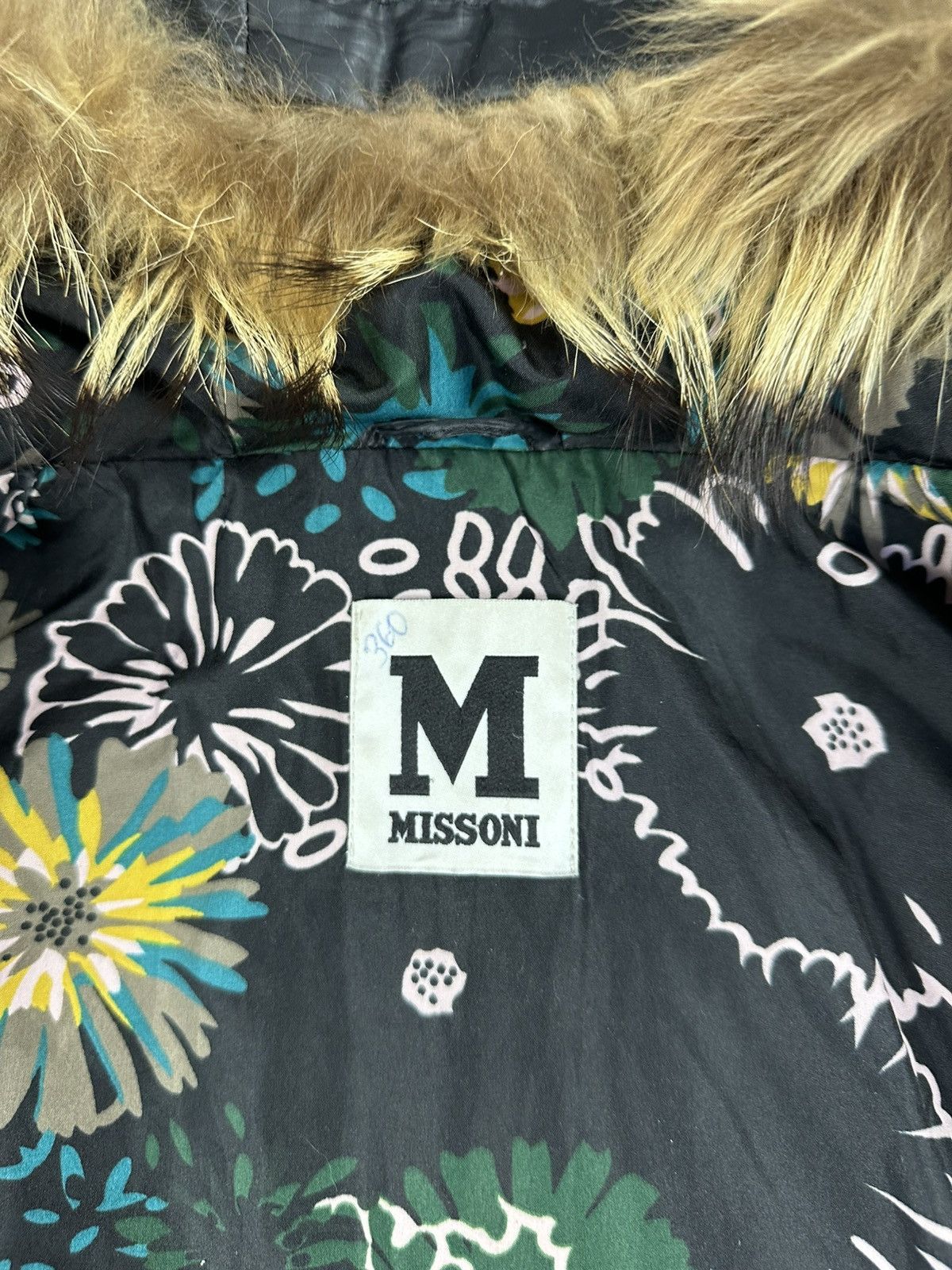 Missoni Vintage Missoni Down Puffer Jacket Quilted Floral Coat Y2K Size M / US 6-8 / IT 42-44 - 14 Thumbnail