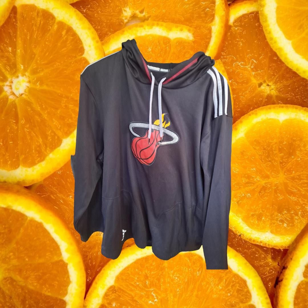 Adidas Adidas Miami Heat Basketball Hoodie Size XL Size US XL / EU 56 / 4 - 1 Thumbnail