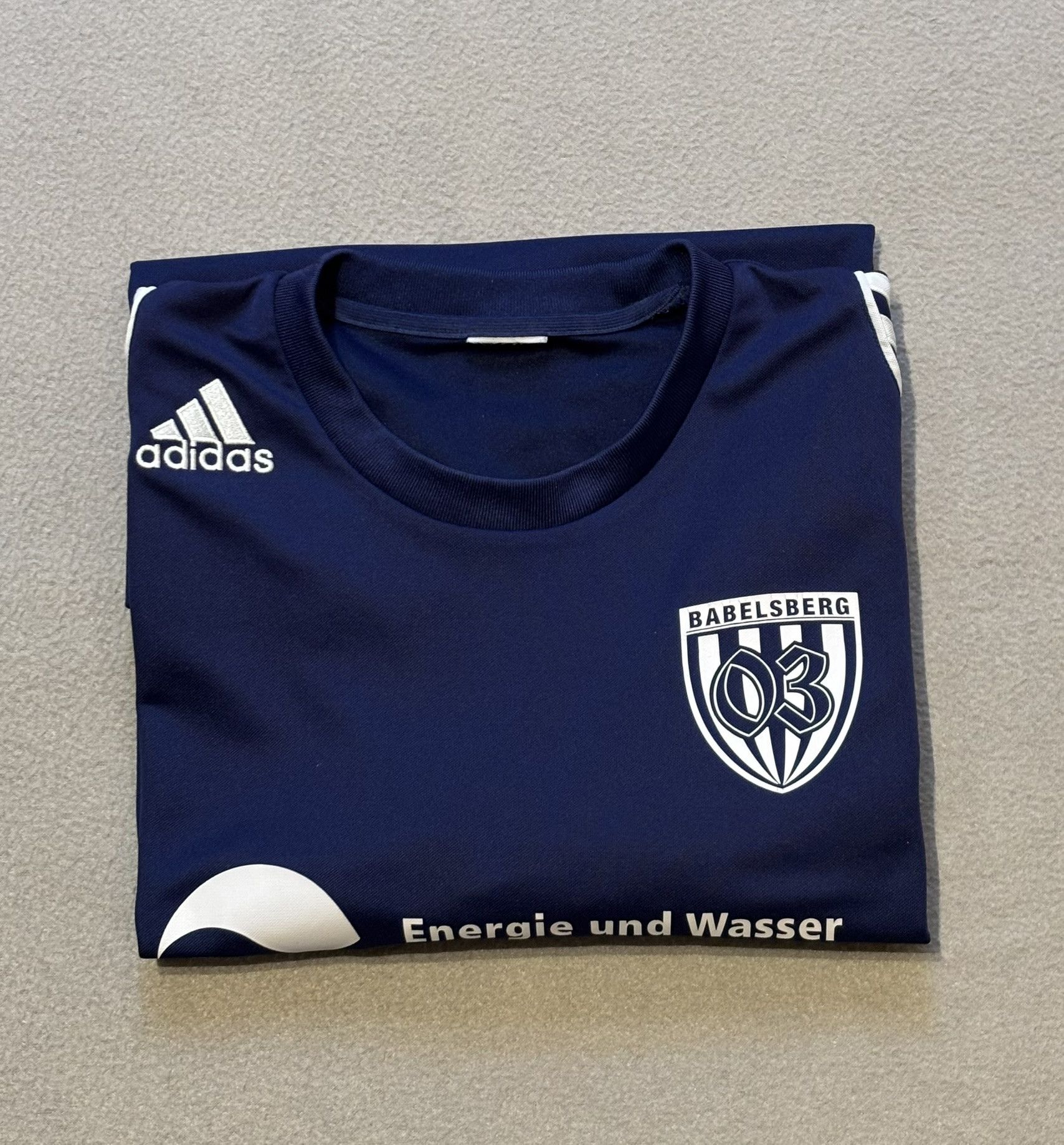Adidas SV Babelsberg 03 2000s Adidas #6 Matchworn Football Jersey Size US XL / EU 56 / 4 - 19 Thumbnail