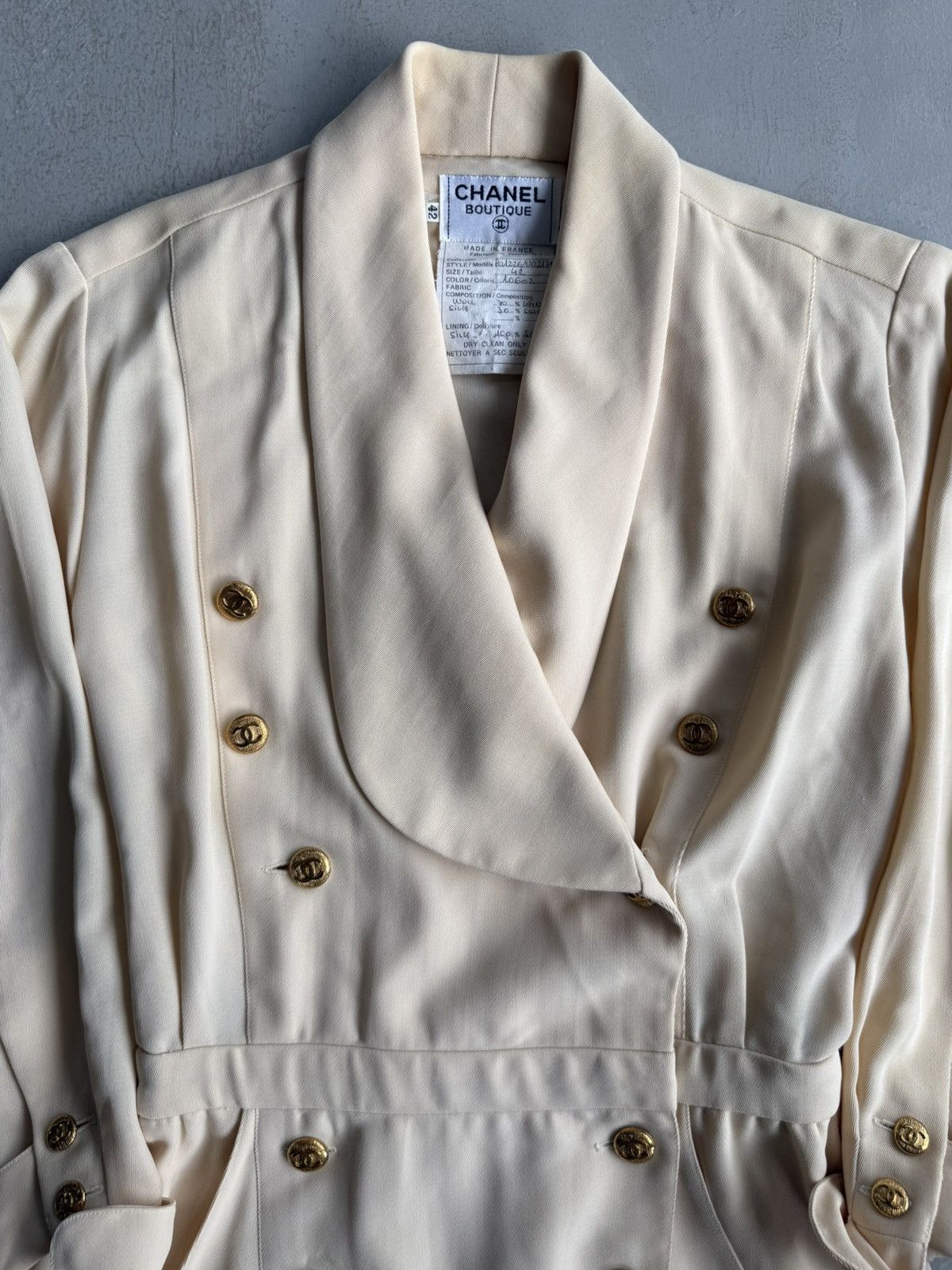Chanel Archive Chanel - Double Breasted Gold Hardware Dress Size M / US 6-8 / IT 42-44 - 2 Thumbnail