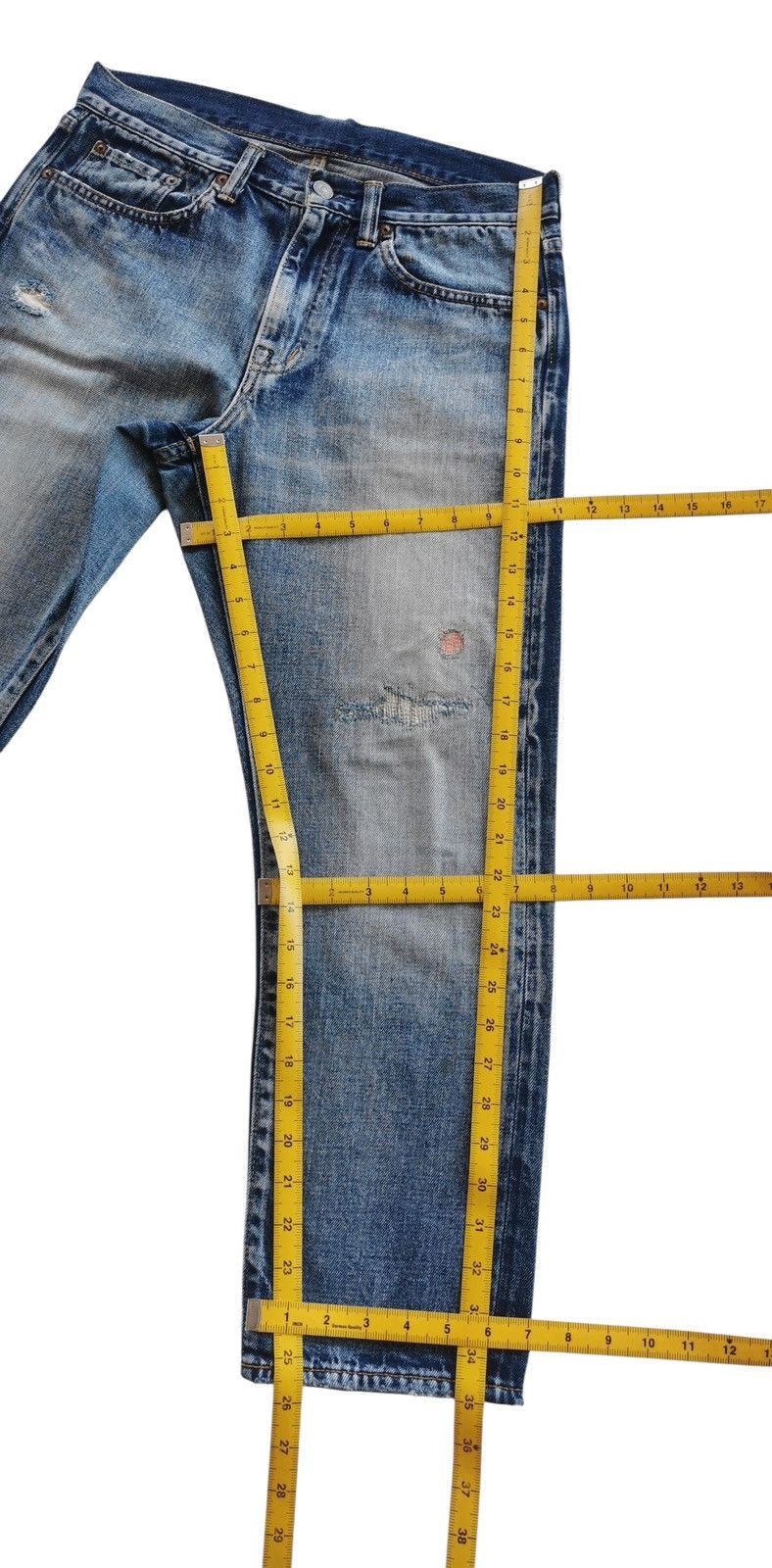 Eternal Eternal Deep Blue Selvedge Denim Jeans Size US 30 / EU 46 - 13 Thumbnail