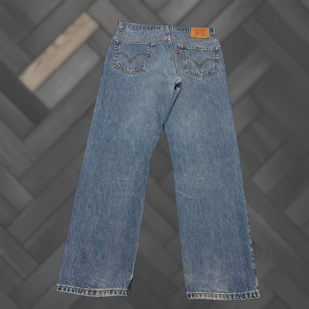 Levi's VINTAGE Levi's 505 Jeans Mens Regular Fit 34x30 Blue Denim 90s Straight 5-Pocket Design Blue Jeans Mens Regular Size US 34 / EU 50 - 1 Thumbnail