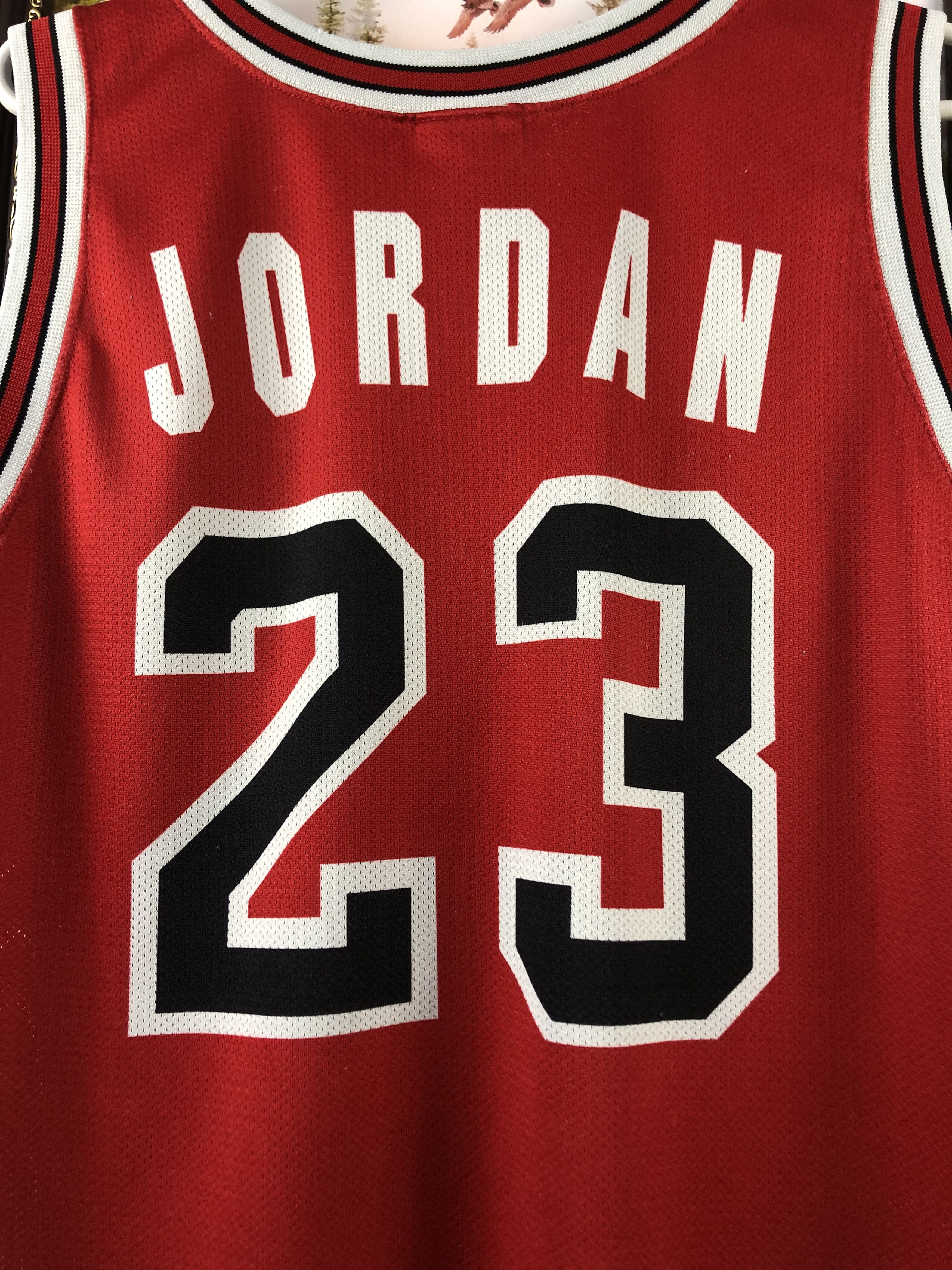 Champion Vintage 90's Champion Chicago Bulls Jordan Jersey Shirt Size US L / EU 52-54 / 3 - 15 Thumbnail