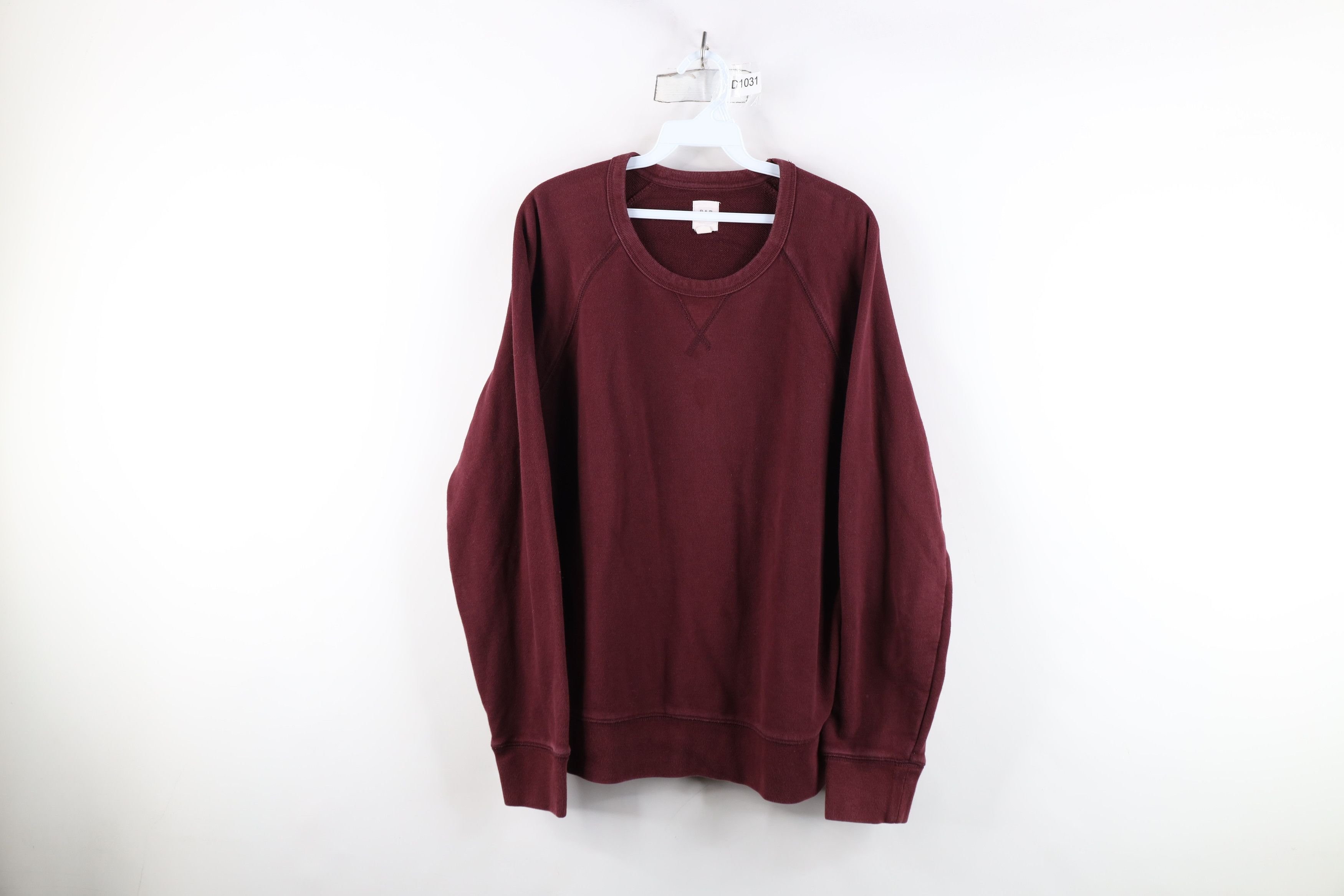 Gap × Vintage Vintage Y2K Gap Blank French Terry Crewneck Sweatshirt Size L / US 10 / IT 46 - 1 Thumbnail