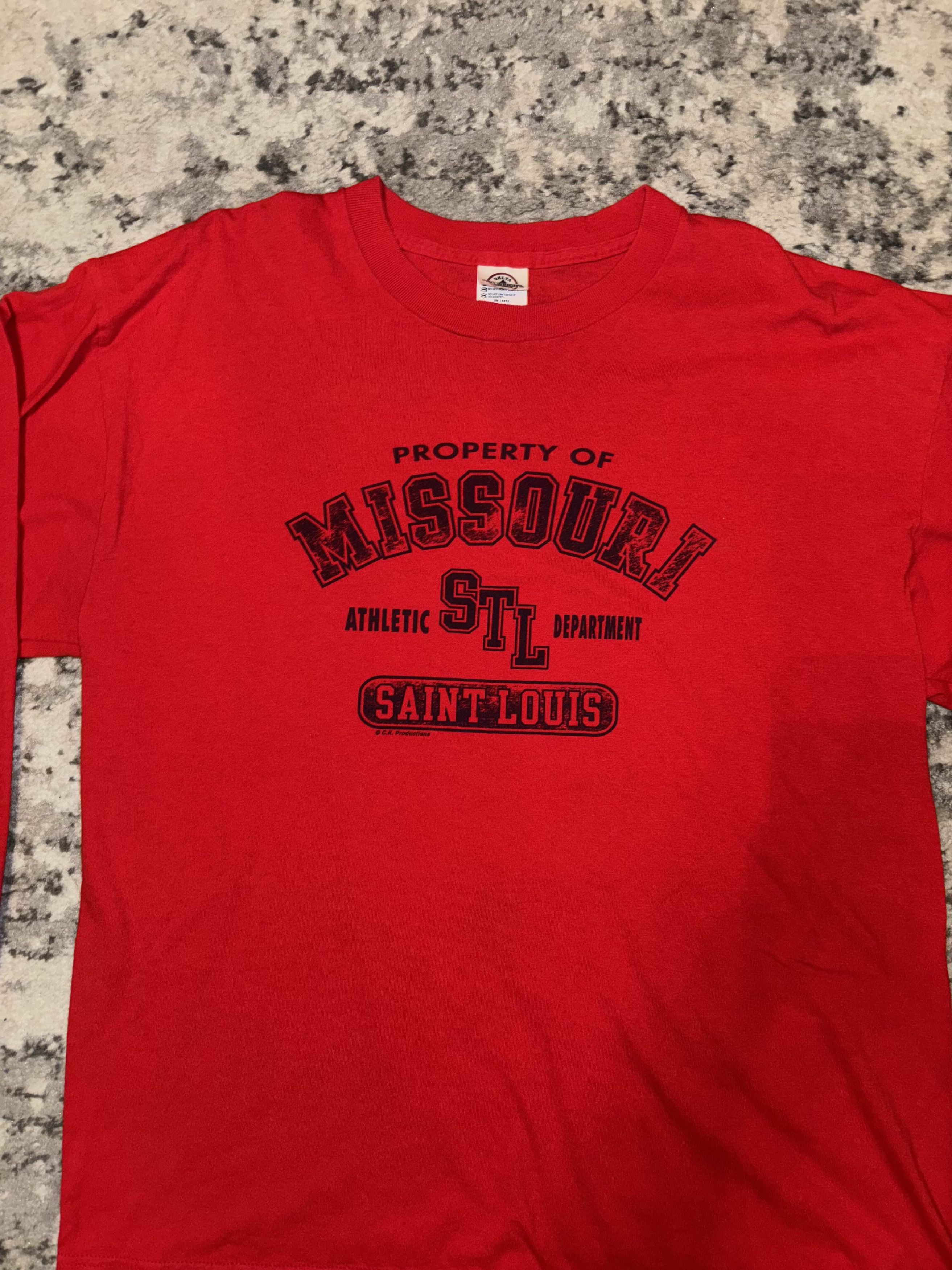 Vintage Vintage 90s Saint Louis Missouri Athletic Shirt Size US XL / EU 56 / 4 - 2 Thumbnail