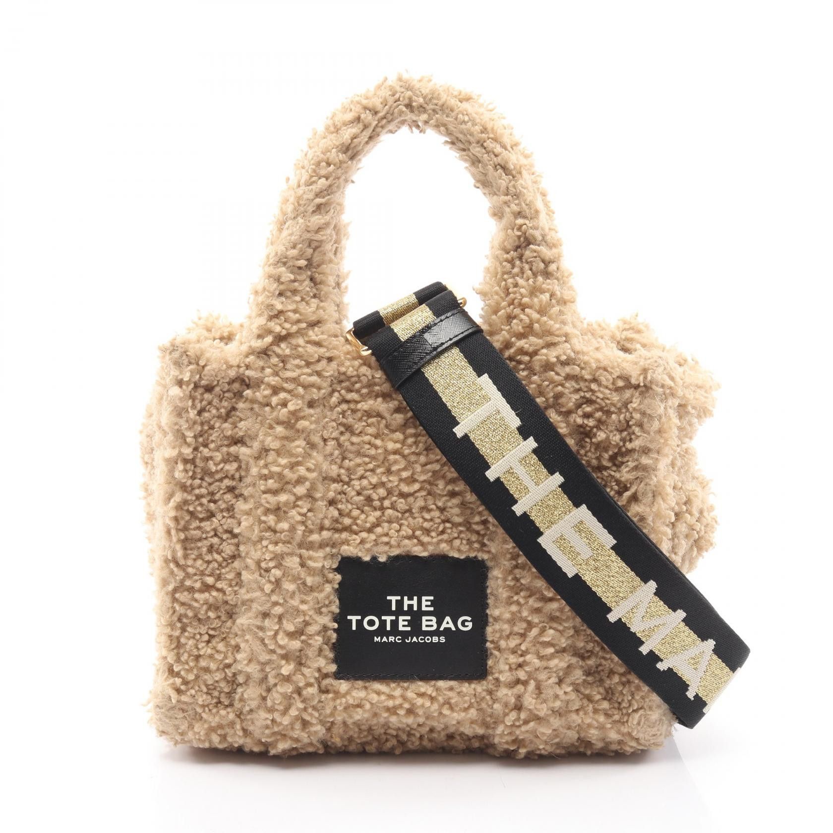 Marc Jacobs Marc Jacobs MARC JACOBS The Teddy Mini Faux Shearling Tote bag Plastic / Synthetic Tote Bag DUTY FREE for USA Size ONE SIZE - 1 Thumbnail