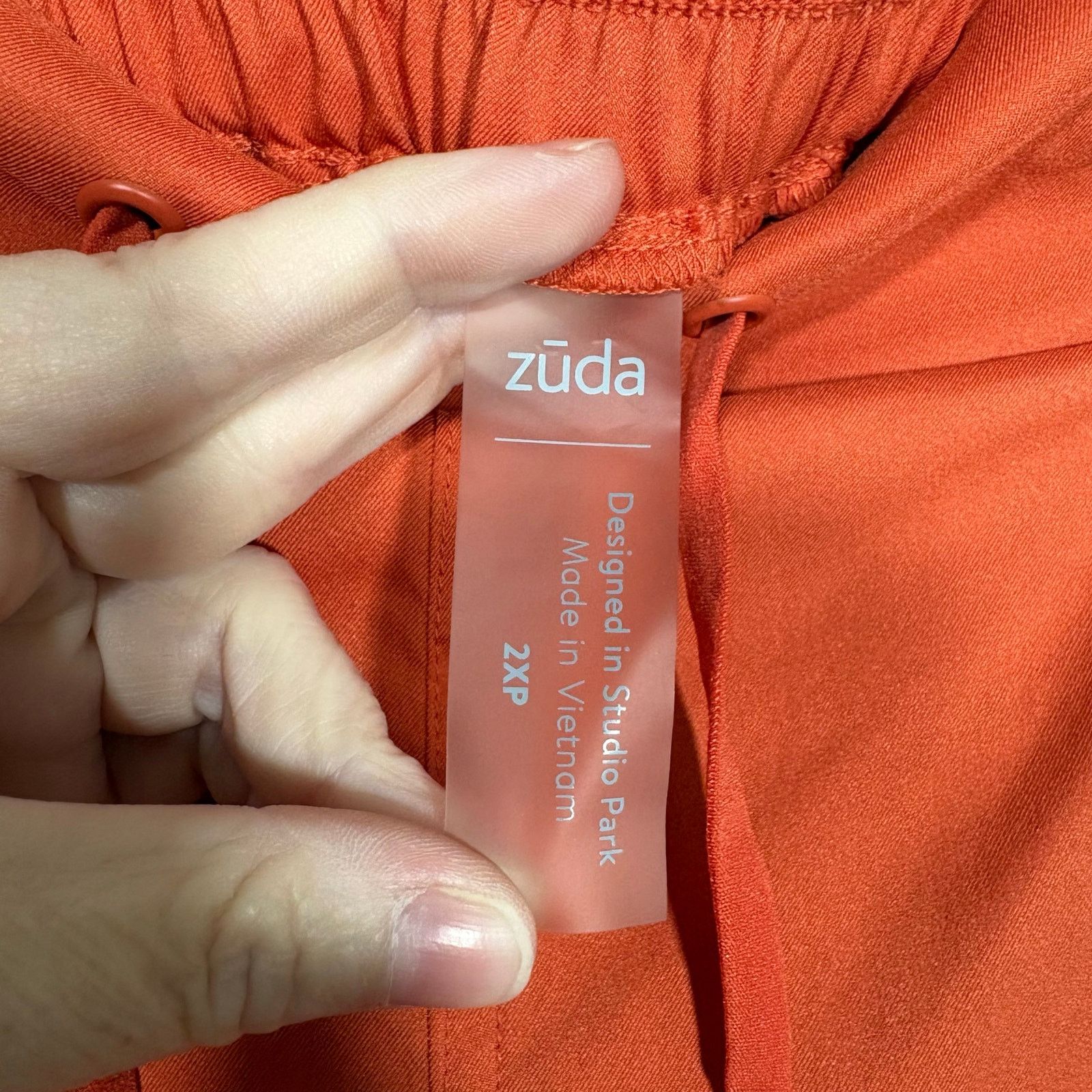 Other Zuda Z-Move Orange Casual Tapered Leg Capri Pants - 2XP Size 42" / US 20 - 4 Thumbnail