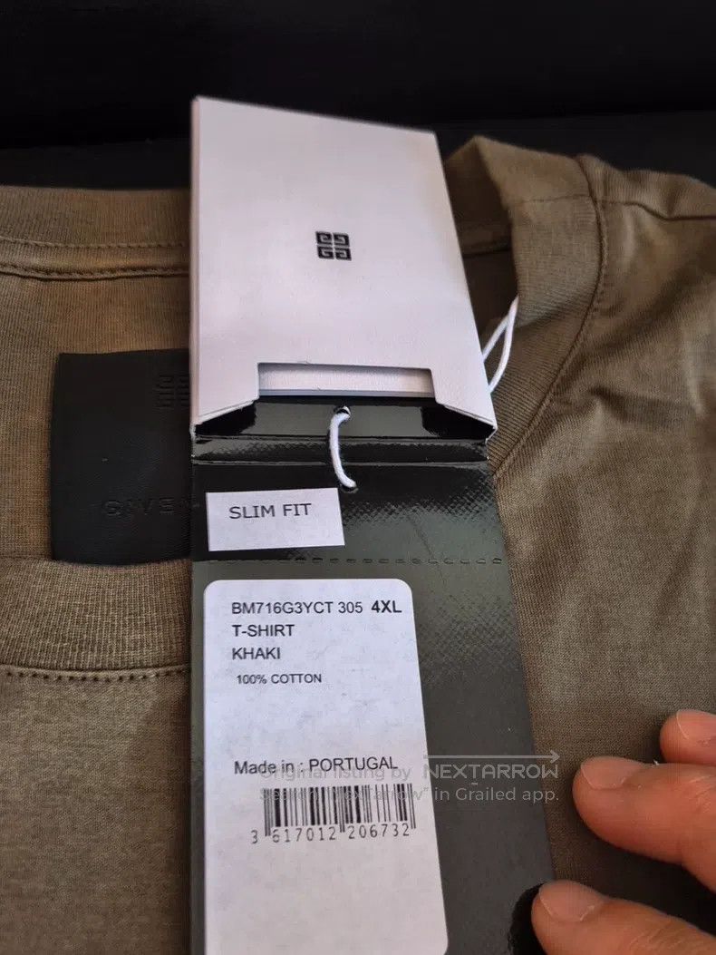 Givenchy Givenchy SizeXXXXL Short Sleeve Men's, Dark Green XXXXL Siz Size US M / EU 48-50 / 2 - 3 Thumbnail