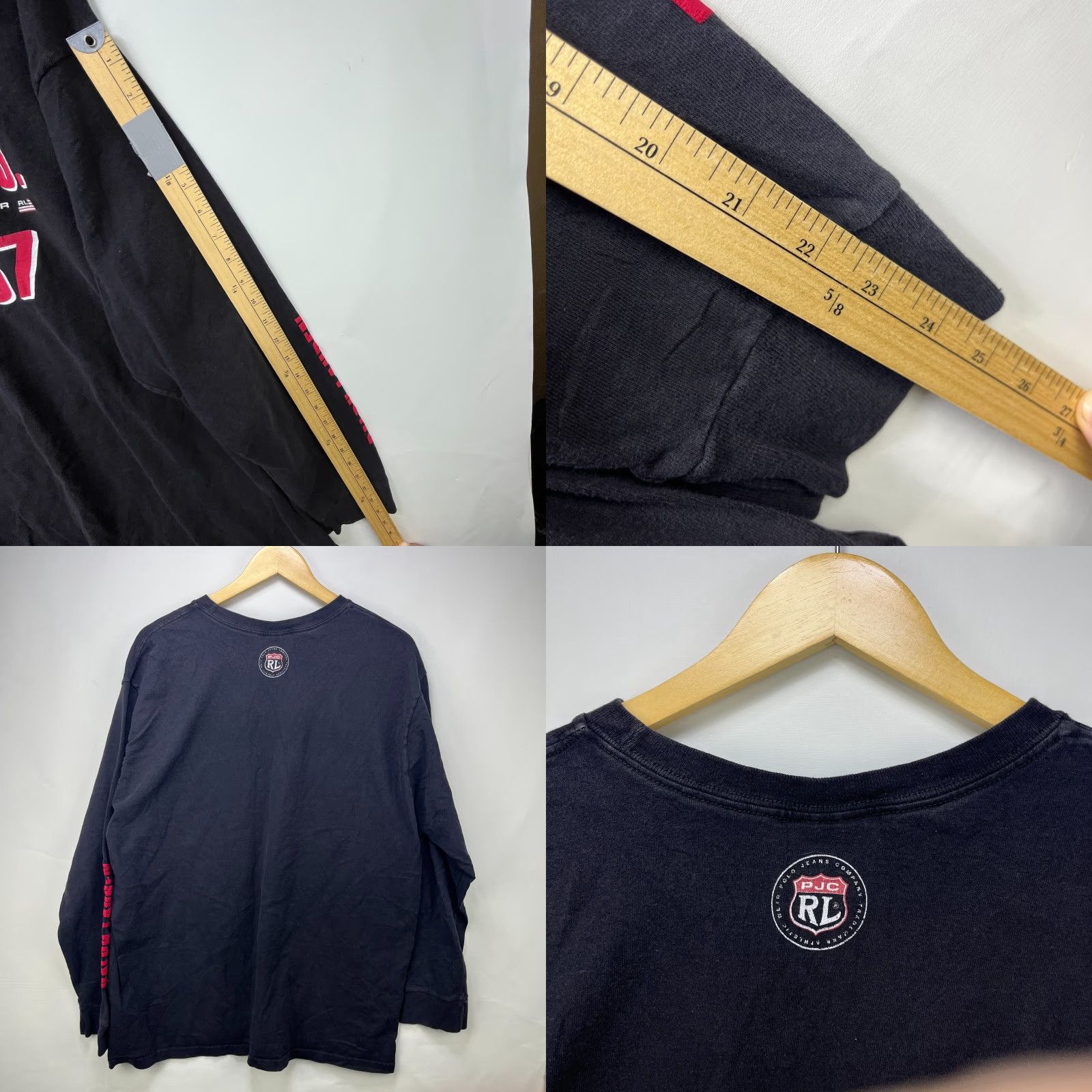 Ralph Lauren VINTAGE Polo Ralph Lauren Jeans Co Long Sleeve Shirt 2XL Black 90s Mens Polo Ralph Lauren Jeans Co Long Sleeve Shirt 2XL Black 90s Mens Size US XXL / EU 58 / 5 - 8 Thumbnail
