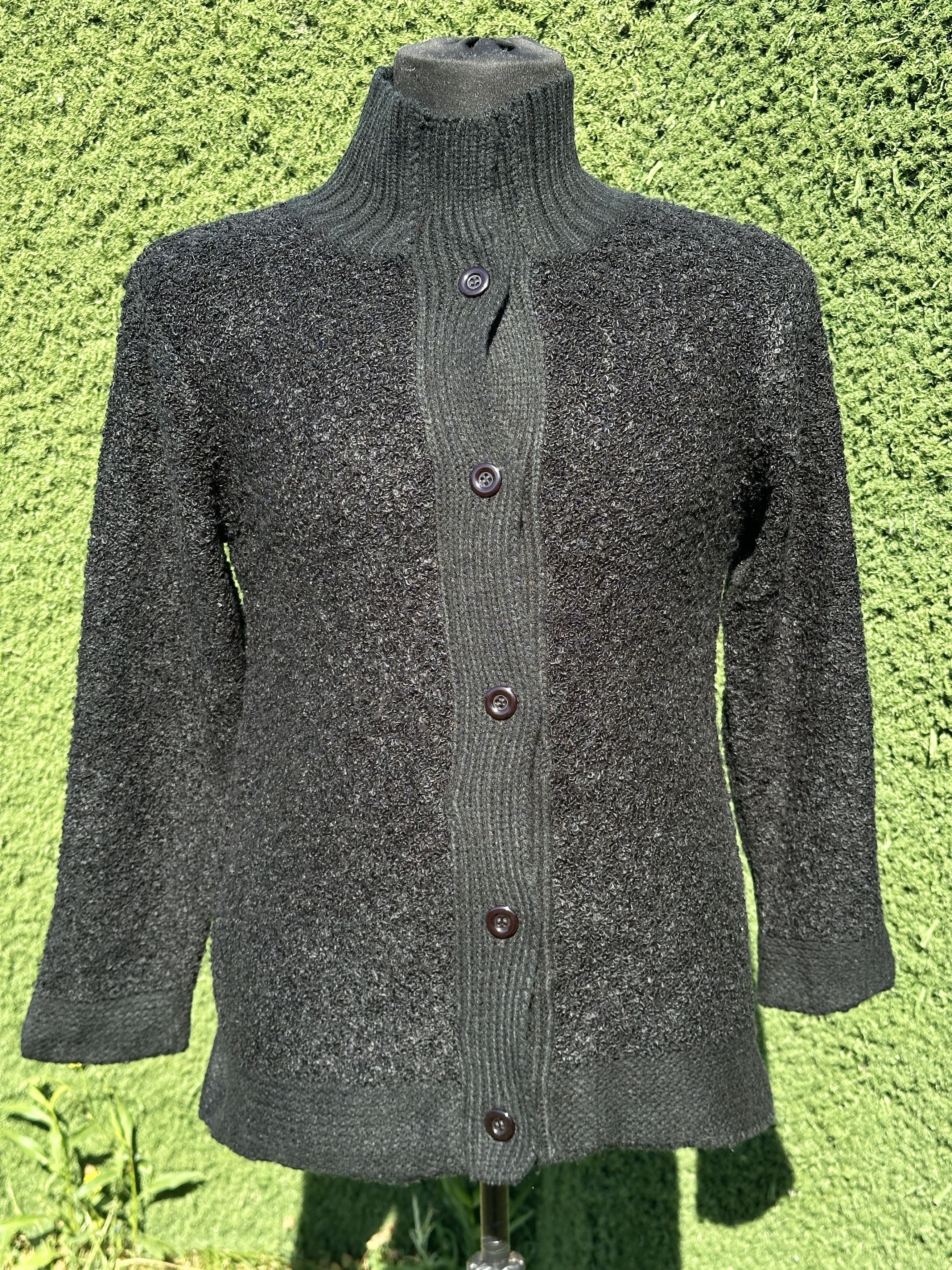 eskandar Eskandar O/S Merino Wool Cashmere Tweed Cardigan One Size Size ONE SIZE - 5 Thumbnail