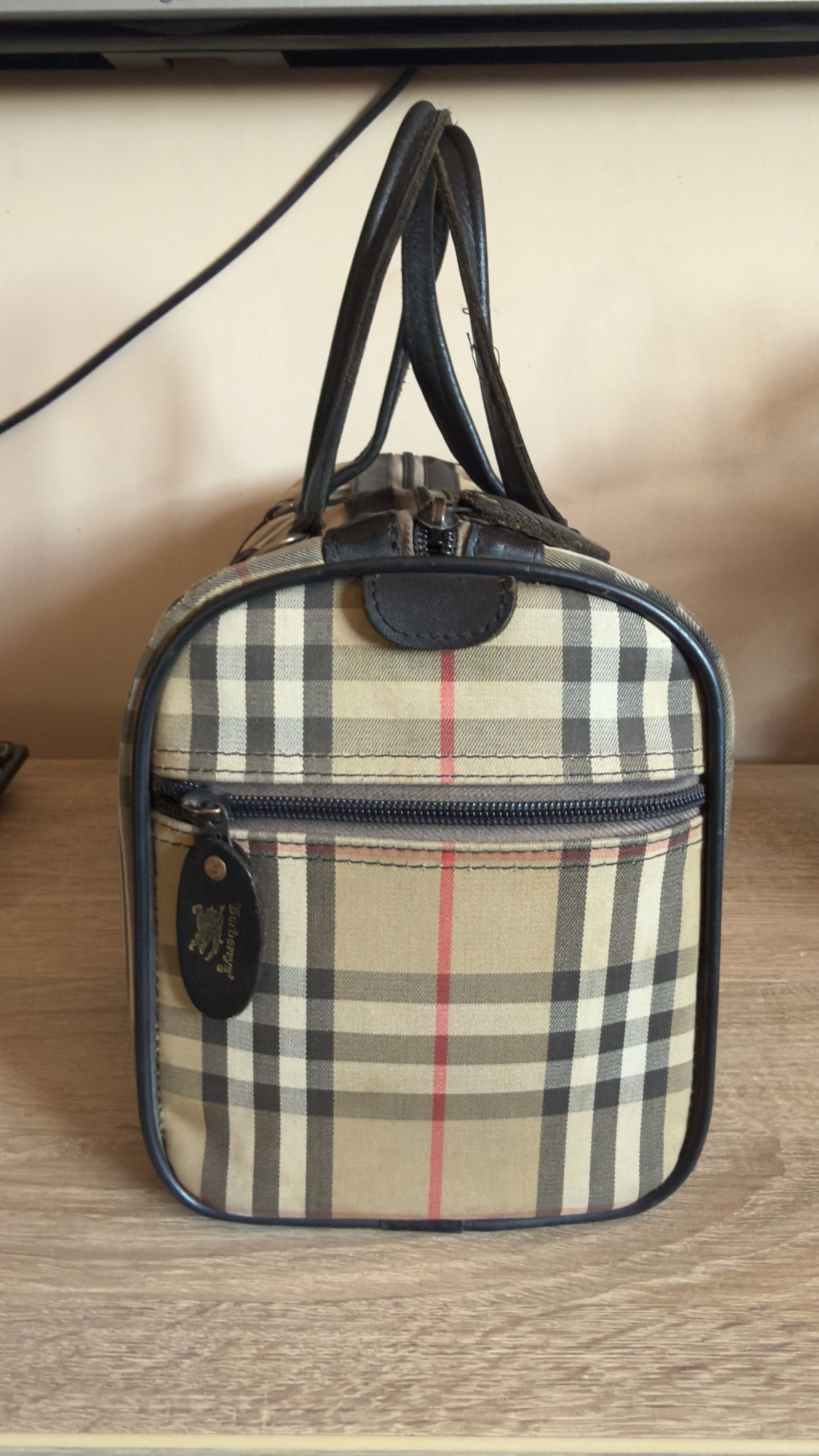 Burberry Vintage 70s Burberry novacheck duffle travel bag Size ONE SIZE - 6 Thumbnail