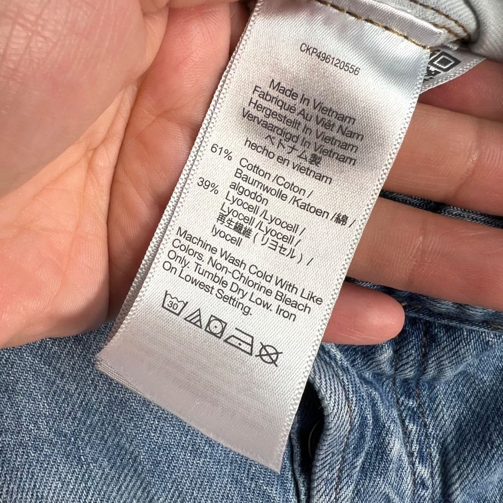 Madewell Madewell Size 25 Womens Jeans Straight Denim Light Blue Vintage Wash Size 42" / US 20 - 5 Thumbnail