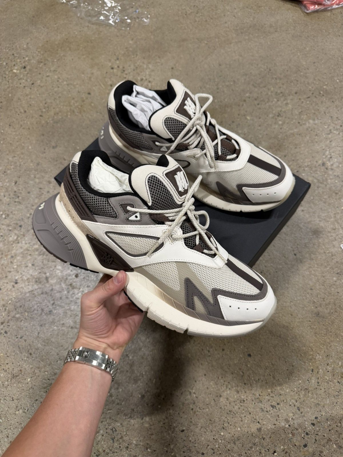 Amiri Amiri MA Runner Sneaker NEW 900$ Size US 13 / EU 46 - 1 Thumbnail