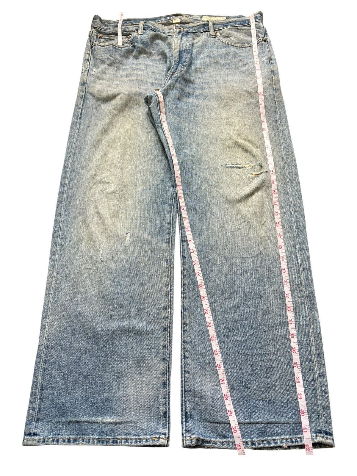 Gap Vintage Gap Mud Wash Distressed Baggy Jeans Size US 38 / EU 54 - 7 Thumbnail