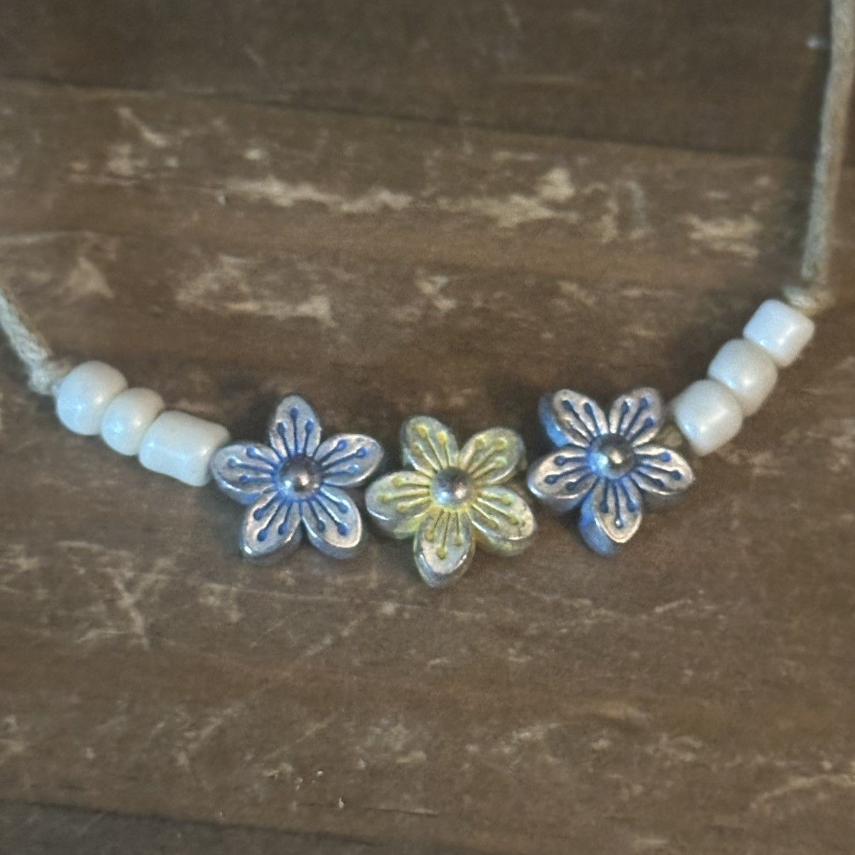 Other Floral adjustable cord bracelet Size ONE SIZE - 3 Thumbnail