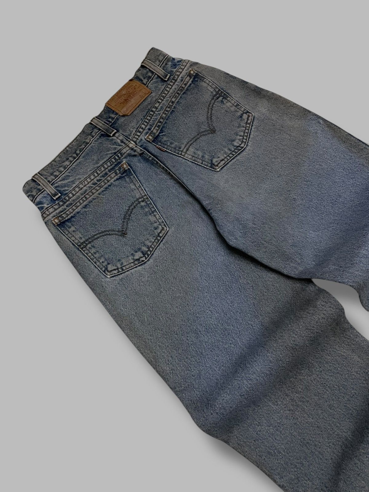 Levi's Vintage Clothing Vintage 1990s Levis Usa 550 Style Distressed Dirt Denim Size US 28 / EU 44 - 15 Thumbnail
