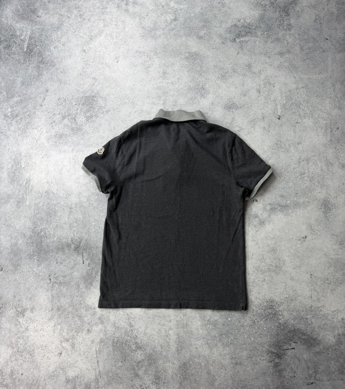 Moncler Moncler grey charcoal polo shirt Size US M / EU 48-50 / 2 - 5 Thumbnail