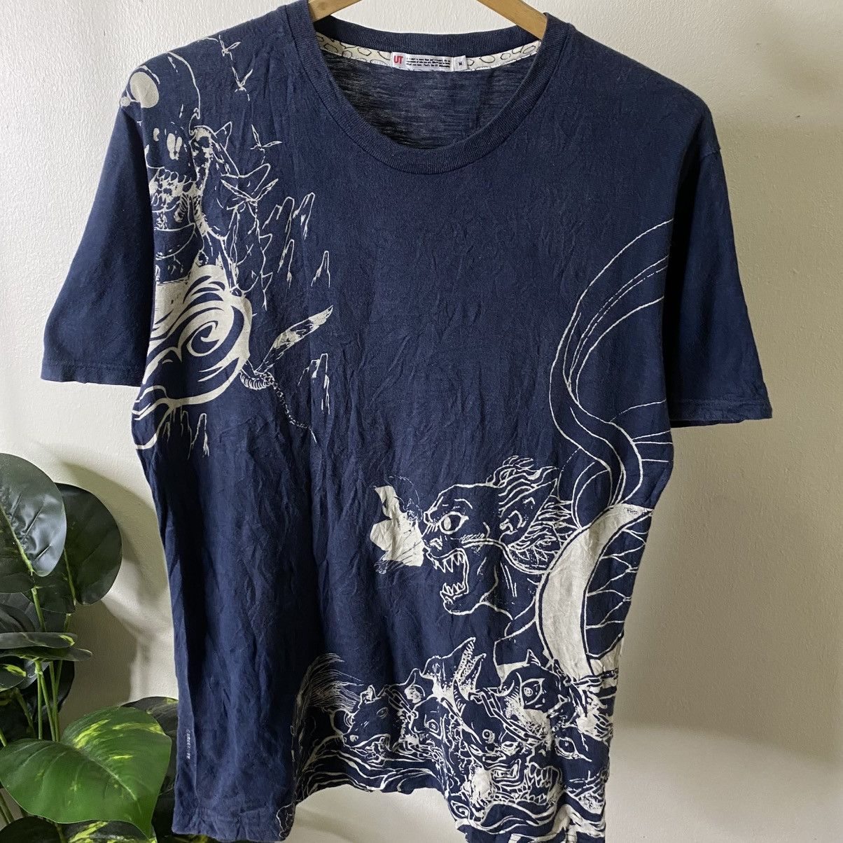 Uniqlo Japanese Motive Karakuri Tamashii Ed Hardy Style T Shirt Size US M / EU 48-50 / 2 - 2 Thumbnail