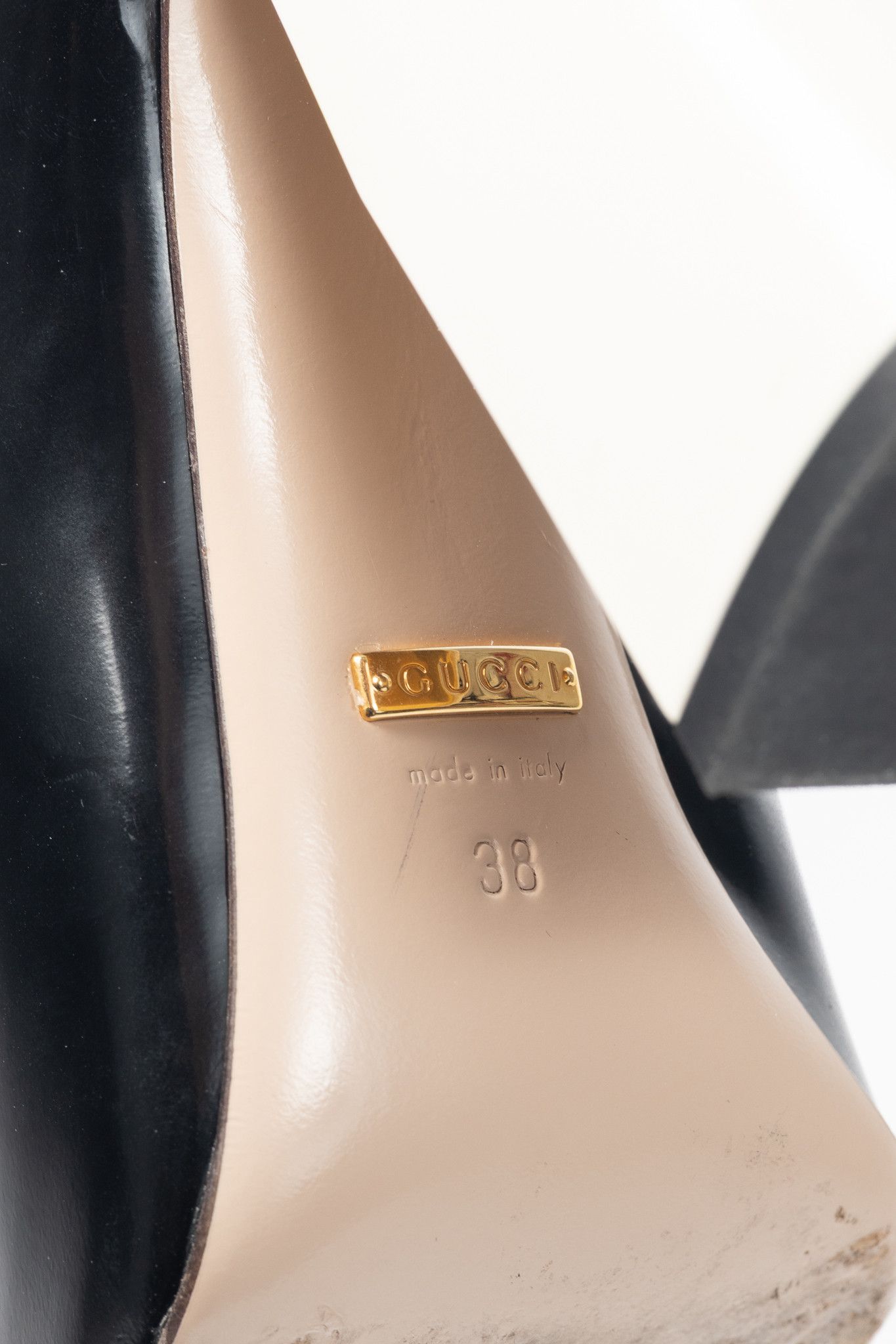 Gucci Gucci Nimue Black & White Colour-Block Midcalf Boots Size US 7.5 / IT 37.5 - 5 Thumbnail