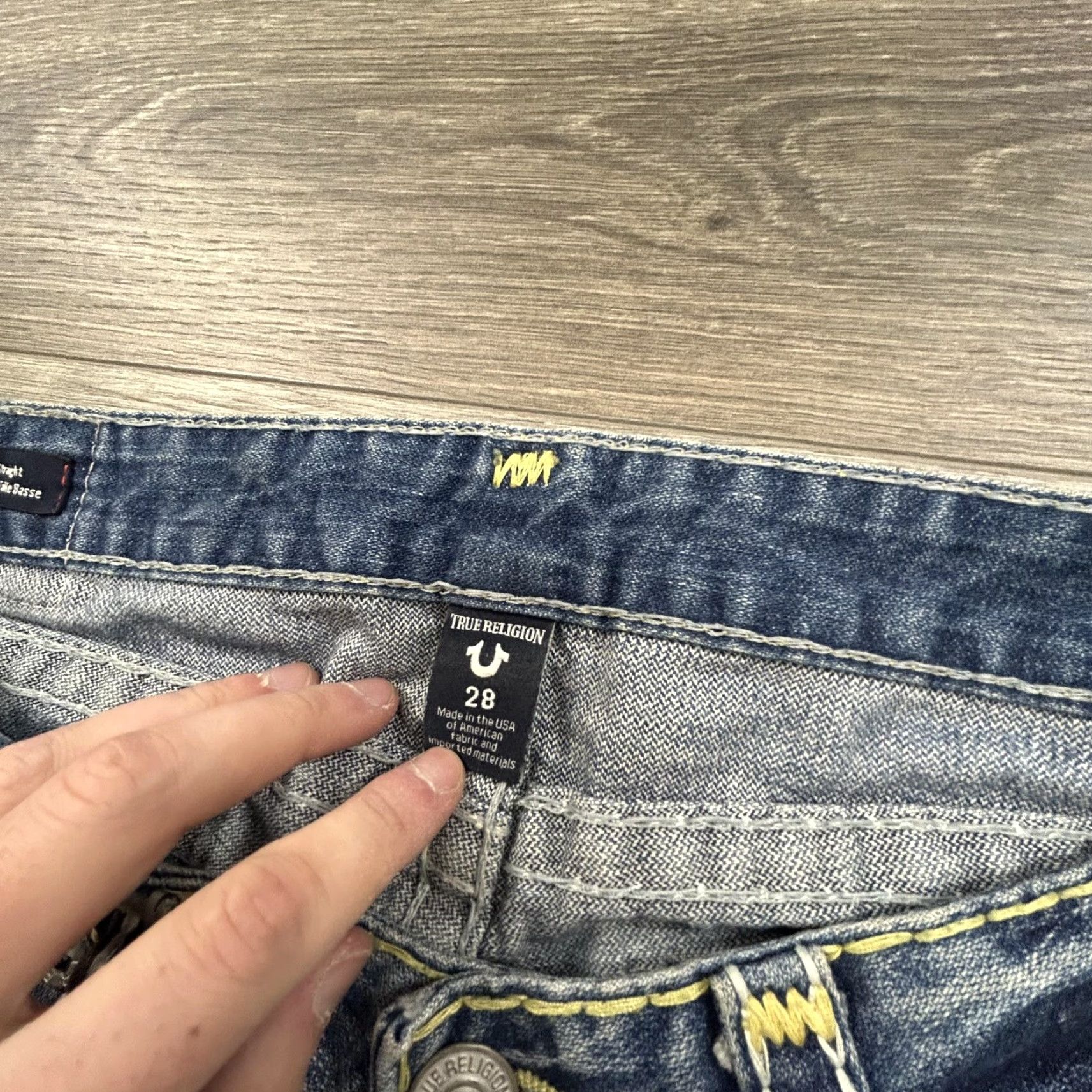 True Religion VINTAGE True Religion Jeans Womens 28 Billie Low Rise Straight Denim Blue 90s Pockets Jeans Womens Size 28" / US 6 / IT 42 - 4 Thumbnail