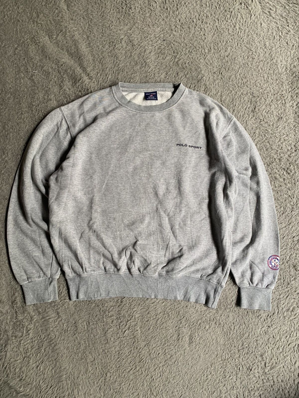 Polo Ralph Lauren Vintage Polo Sport Charter Service Crewneck Size US L / EU 52-54 / 3 - 1 Thumbnail