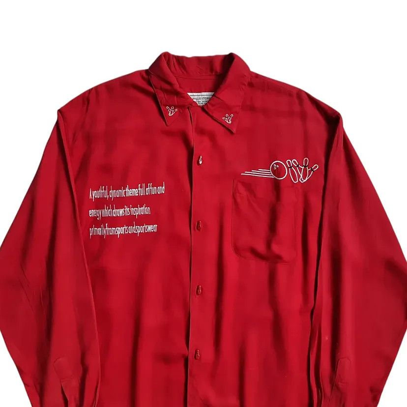 Mister Freedom × Sugar Cane Jungle Storm Rayon Bowling Shirt Size US L / EU 52-54 / 3 - 3 Thumbnail