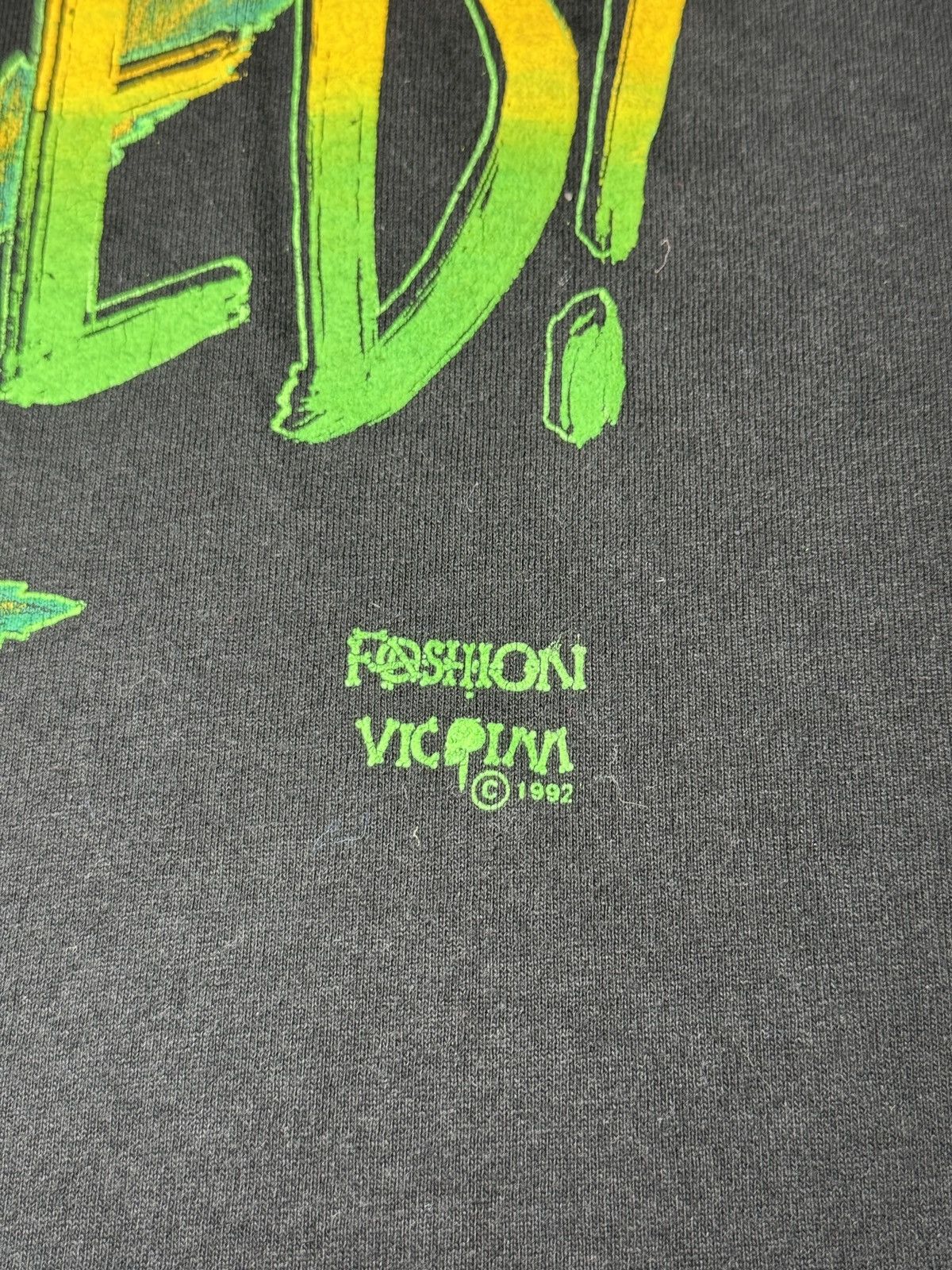Fashion Victim 90s Fashion Victim Will Work For Weed Stoner RARE T Shirt Size US XL / EU 56 / 4 - 3 Thumbnail