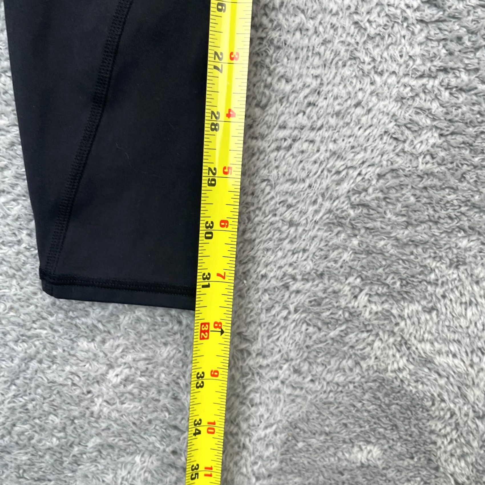 Fabletics Fabletics Leggings Womens Small Black PureLuxe Oasis High Waisted Skinny Gym Ankle Inseam 22 Pockets Breathable Stretch Size 42" / US 20 - 7 Thumbnail