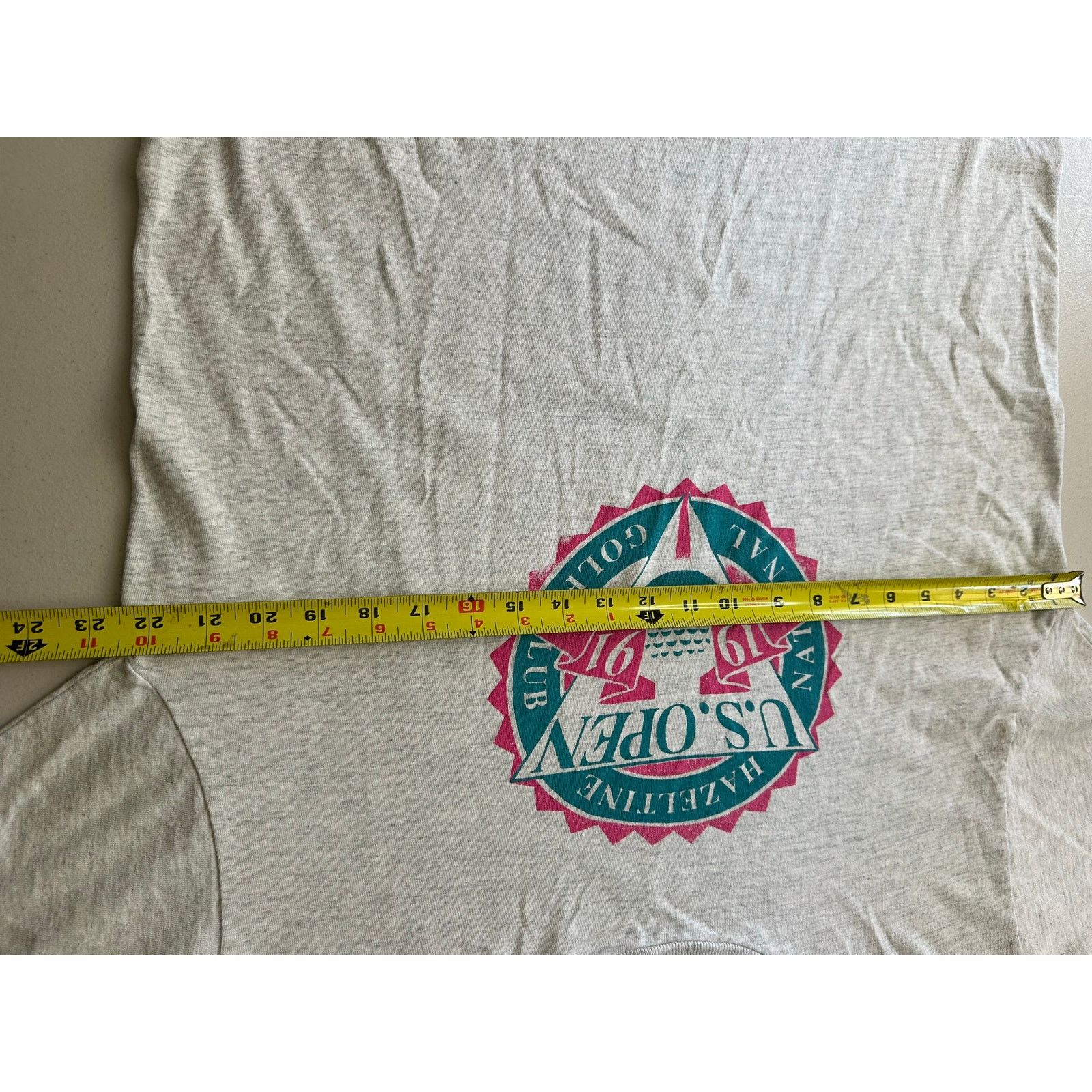 & Other Stories Vintage 1991 US Open Hazeltine Golf Tee XL Grey Made In USA Size US XL / EU 56 / 4 - 9 Thumbnail