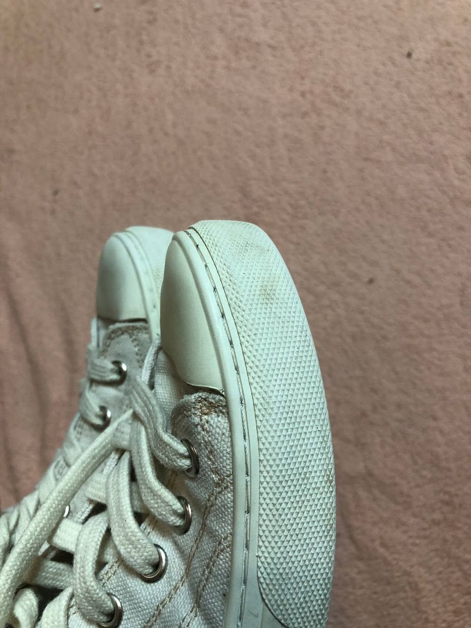 Vivienne Westwood Streetwear White Big Print Hi-Top Sneakers Vivienne Westwood Size US 8 / IT 38 - 19 Thumbnail