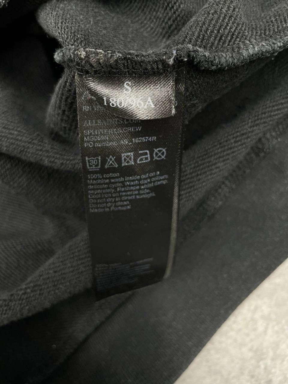 Allsaints AllSaints Men Crewneck Sweatshirt Vintage Black Size S Size US S / EU 44-46 / 1 - 5 Thumbnail