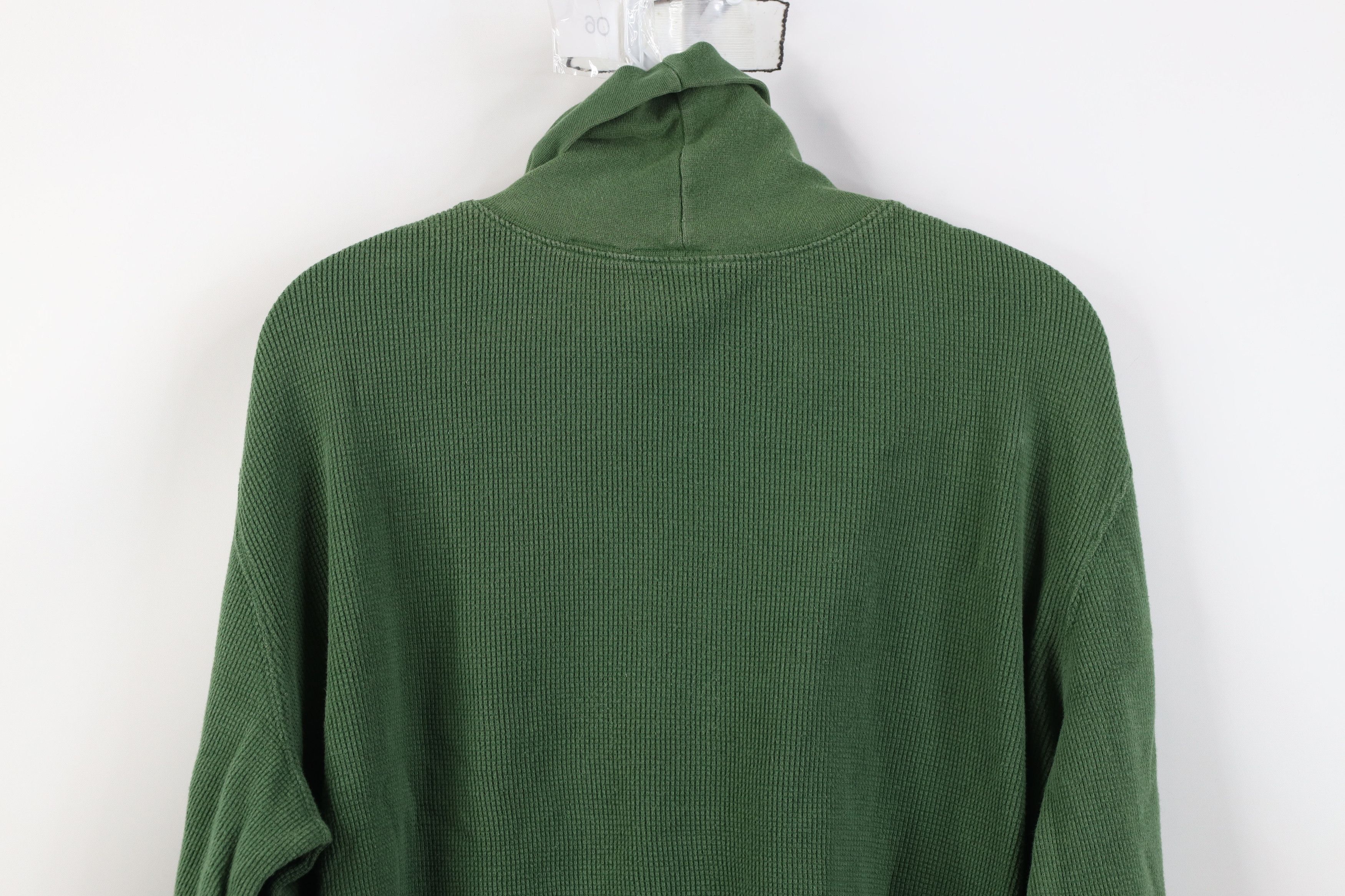 Vintage Vintage 90s Streetwear Waffle Knit Turtleneck T-Shirt USA Size M / US 6-8 / IT 42-44 - 10 Thumbnail