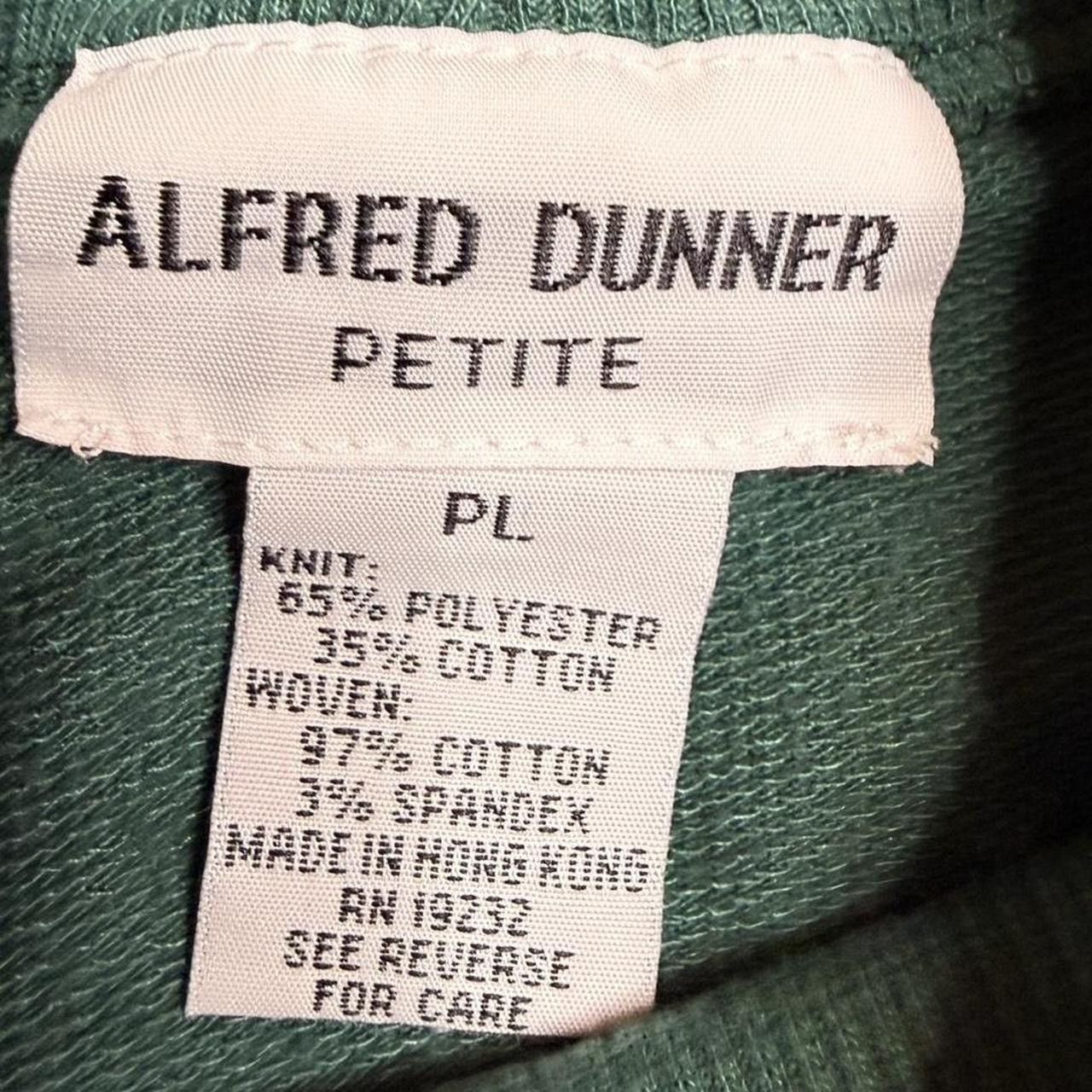 Other Vintage Alfred Dunner Emerald Green Butterfly Checkered Size L / US 10 / IT 46 - 4 Thumbnail