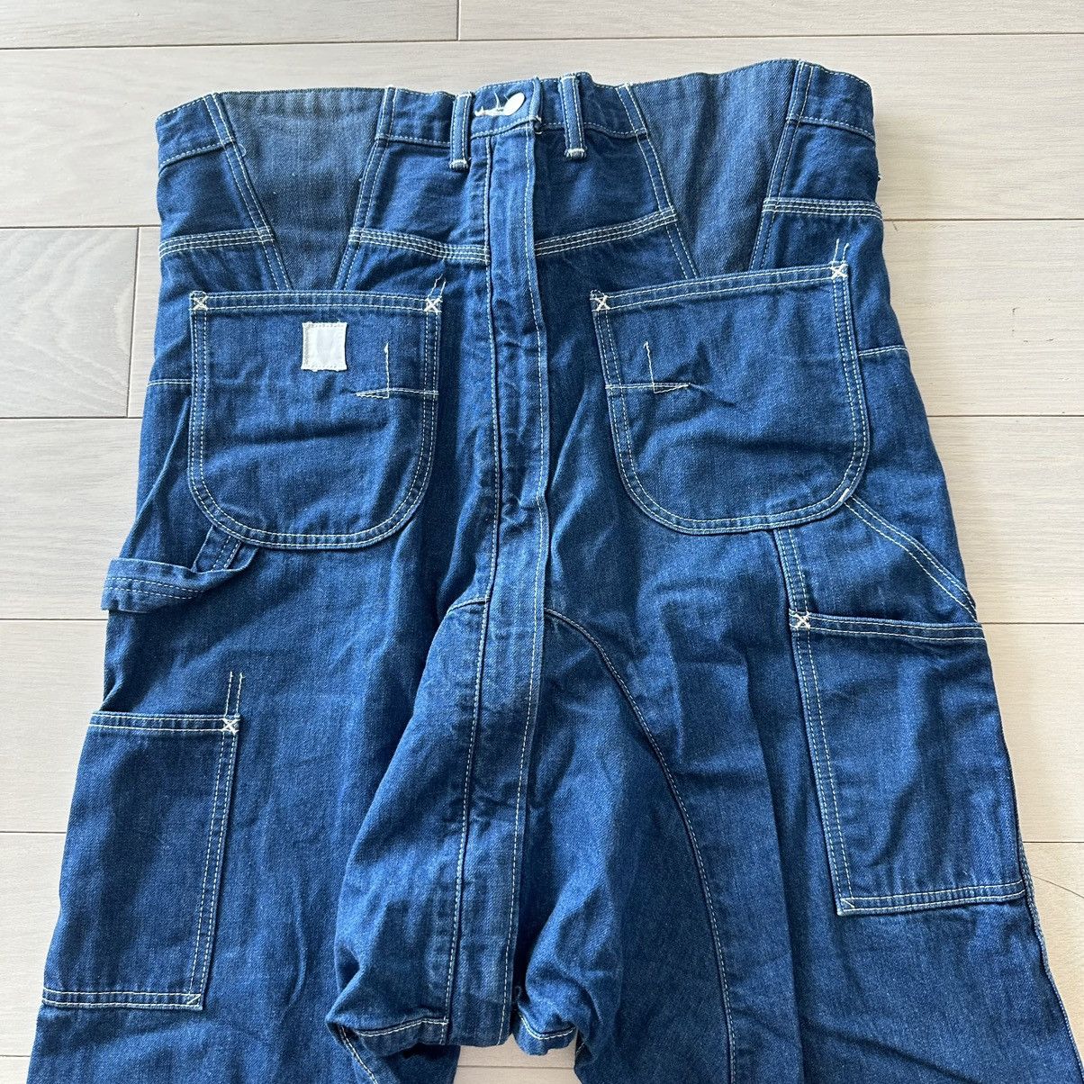 Comme des Garcons GANRYU COMME DES GARCON drop crotch split denim pants L 32 Size US 32 / EU 48 - 5 Thumbnail
