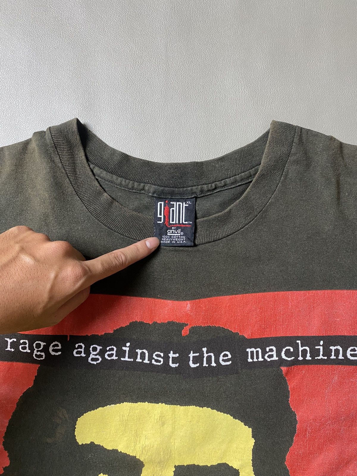 Band Tees × Vintage Vintage Rage Against The Machine Tshirt Size US XL / EU 56 / 4 - 6 Thumbnail