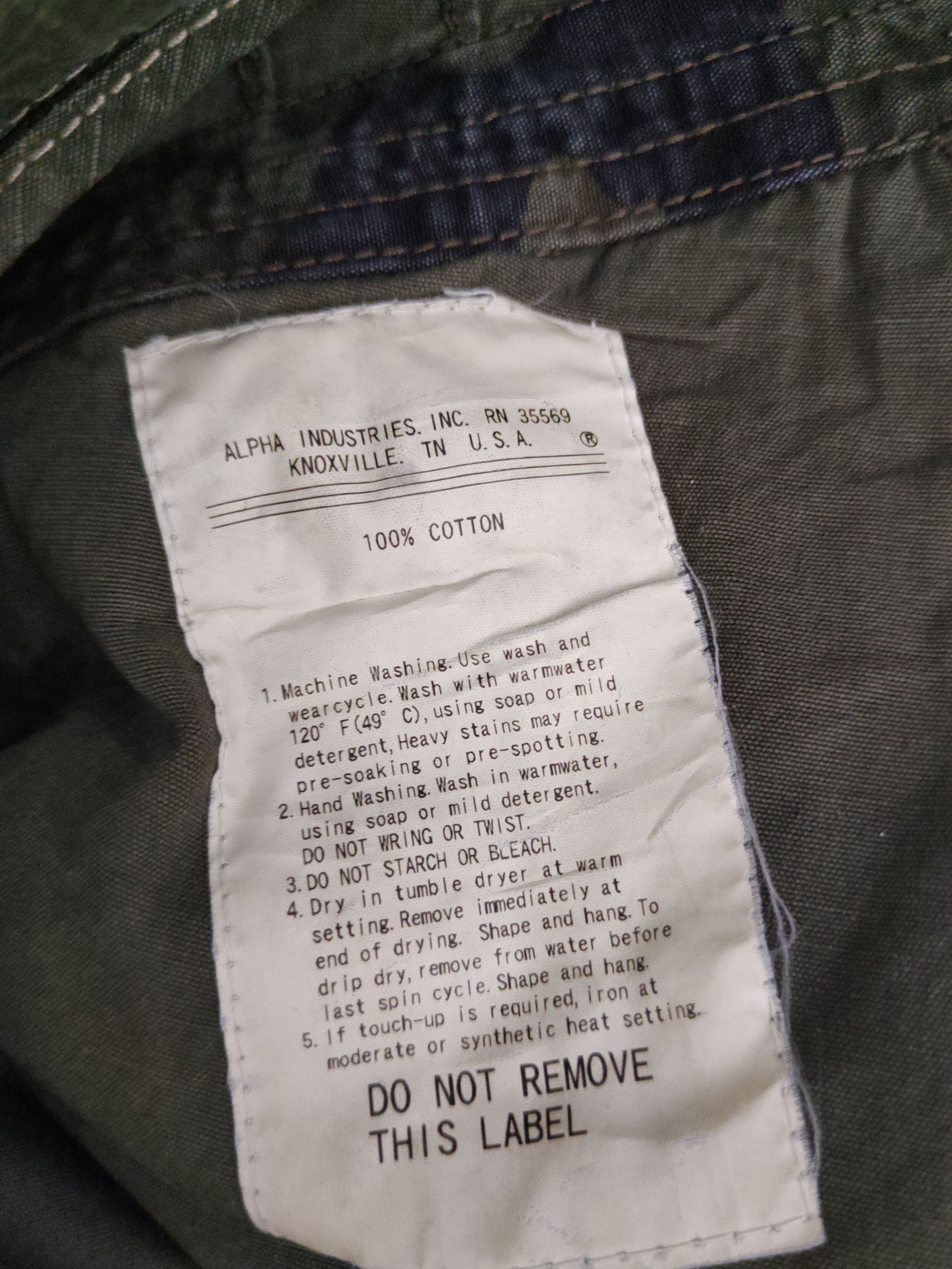 Alpha Industries DL Alpha Industries Camouflage Multipocket Cargo Pants #2348 Size 26" / US 2 / IT 38 - 15 Thumbnail