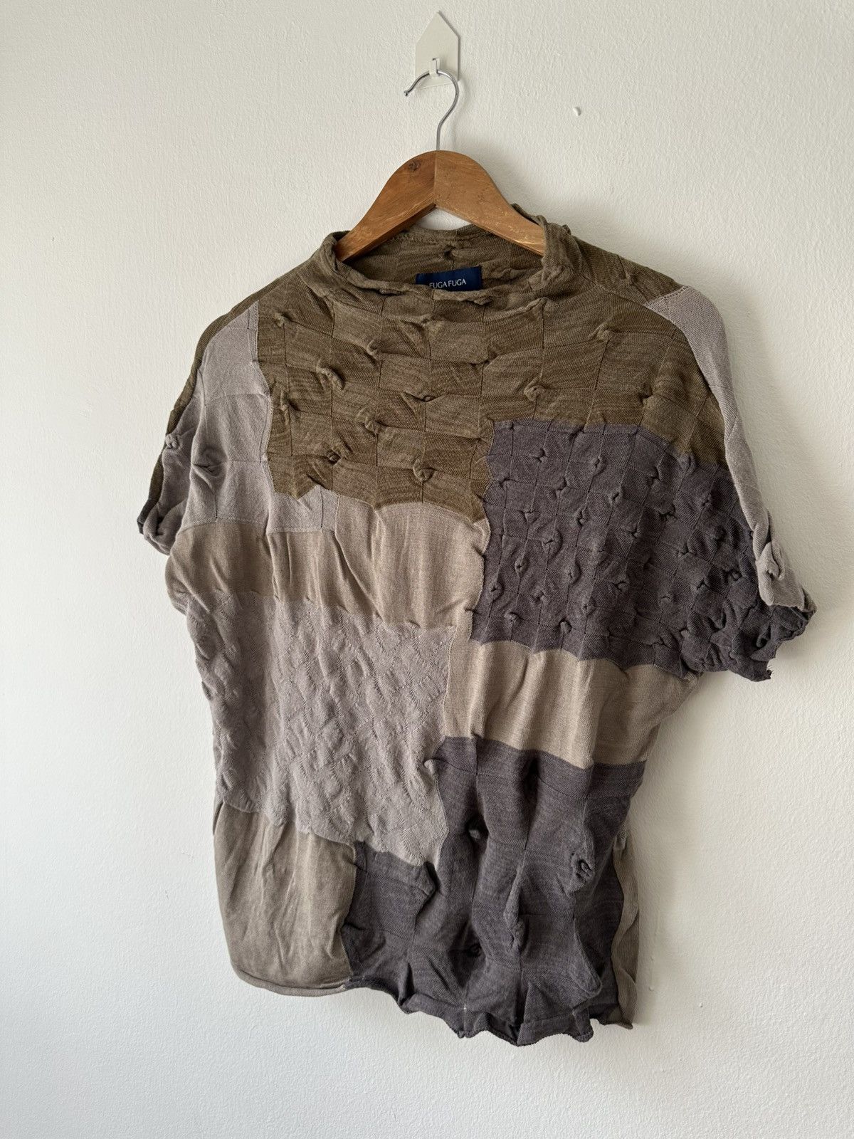 GOSTAR DE FUGA Fuga Fuga Spike Patchwork Textured Knit Size US L / EU 52-54 / 3 - 3 Thumbnail