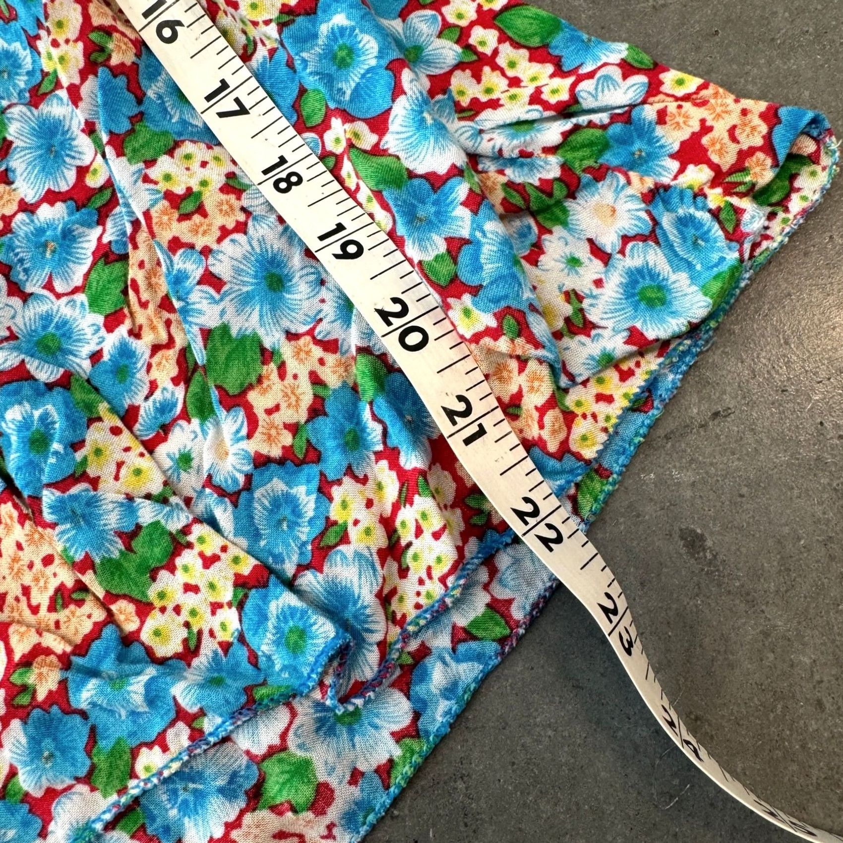 Vintage VINTAGE Y2K Floral Spring Summer Coquette Tie Blouse Tropical S Blue Womens Blouse Girls? Size S / US 4 / IT 40 - 5 Thumbnail