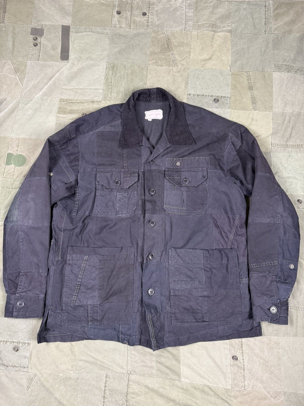 Greg Lauren Tent Scrapwork Boxy Worker Jacket Size US L / EU 52-54 / 3 - 1 Thumbnail