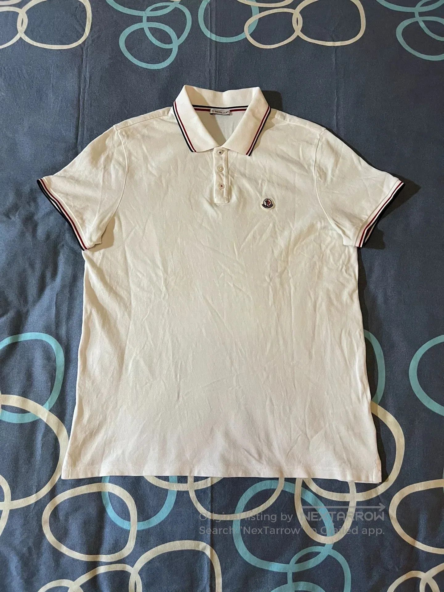 Moncler Moncler Maglia Striped Short-Sleeve Polo. Size US XXL / EU 58 / 5 - 1 Thumbnail
