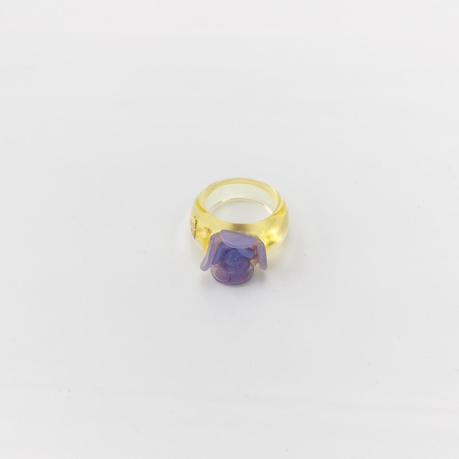 Chanel Chanel Camellia Double C Logo Ring Size 15 -z2505 Size ONE SIZE - 2 Thumbnail