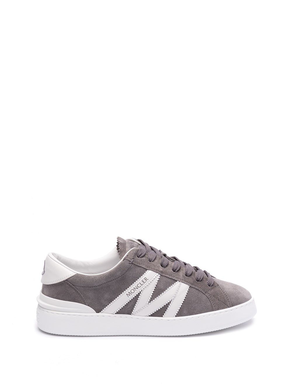 image of Moncler `monaco M` Low-Top Sneakers Size Eu 42 For Men in Grey