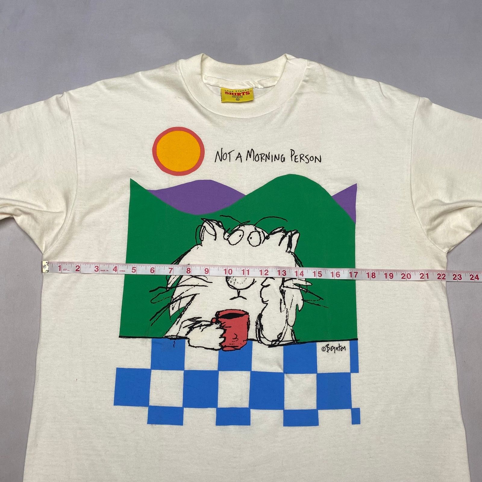 Vintage Vintage 90s Sandra Boynton Not A Morning Person Shirt XL Size US XL / EU 56 / 4 - 7 Thumbnail