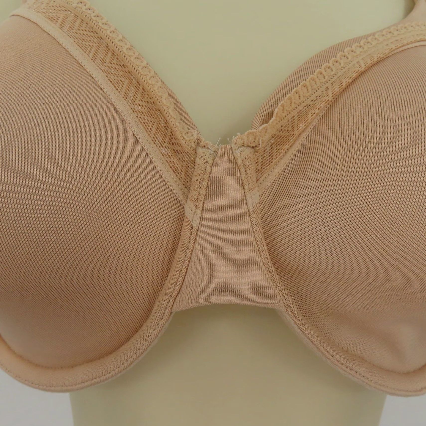 Vintage Playtex Bra 40D DD Maternity Nursing Underwire Shaping Foam Beige Cafe Au Lait Size ONE SIZE - 4 Thumbnail