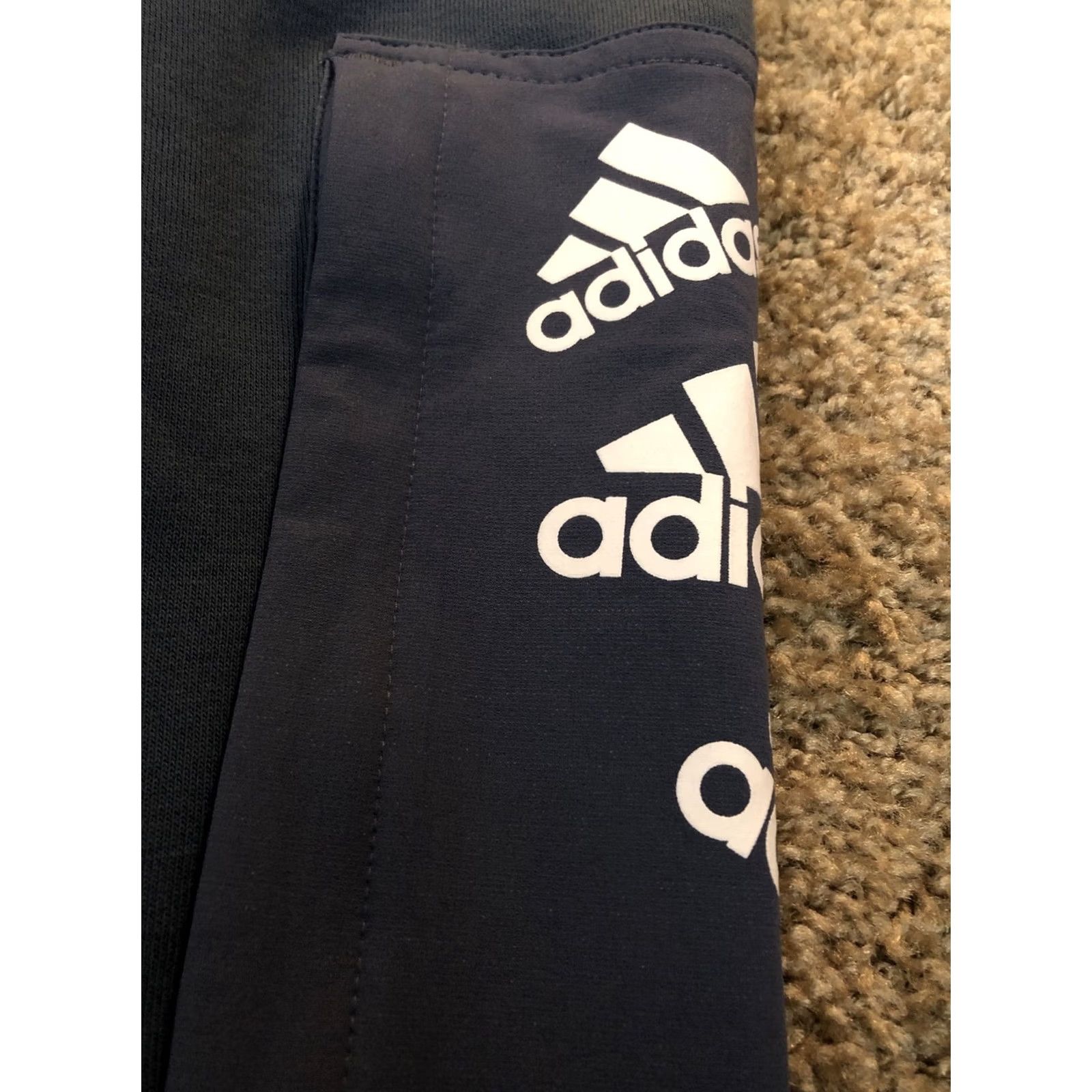 Adidas Adidas Essentials Brandlove Jogger Sweat Pants Men S Blue HL9378 Sweatpants, Activewear, Fleece, Regular, Size S, Men Size US 29 - 3 Thumbnail