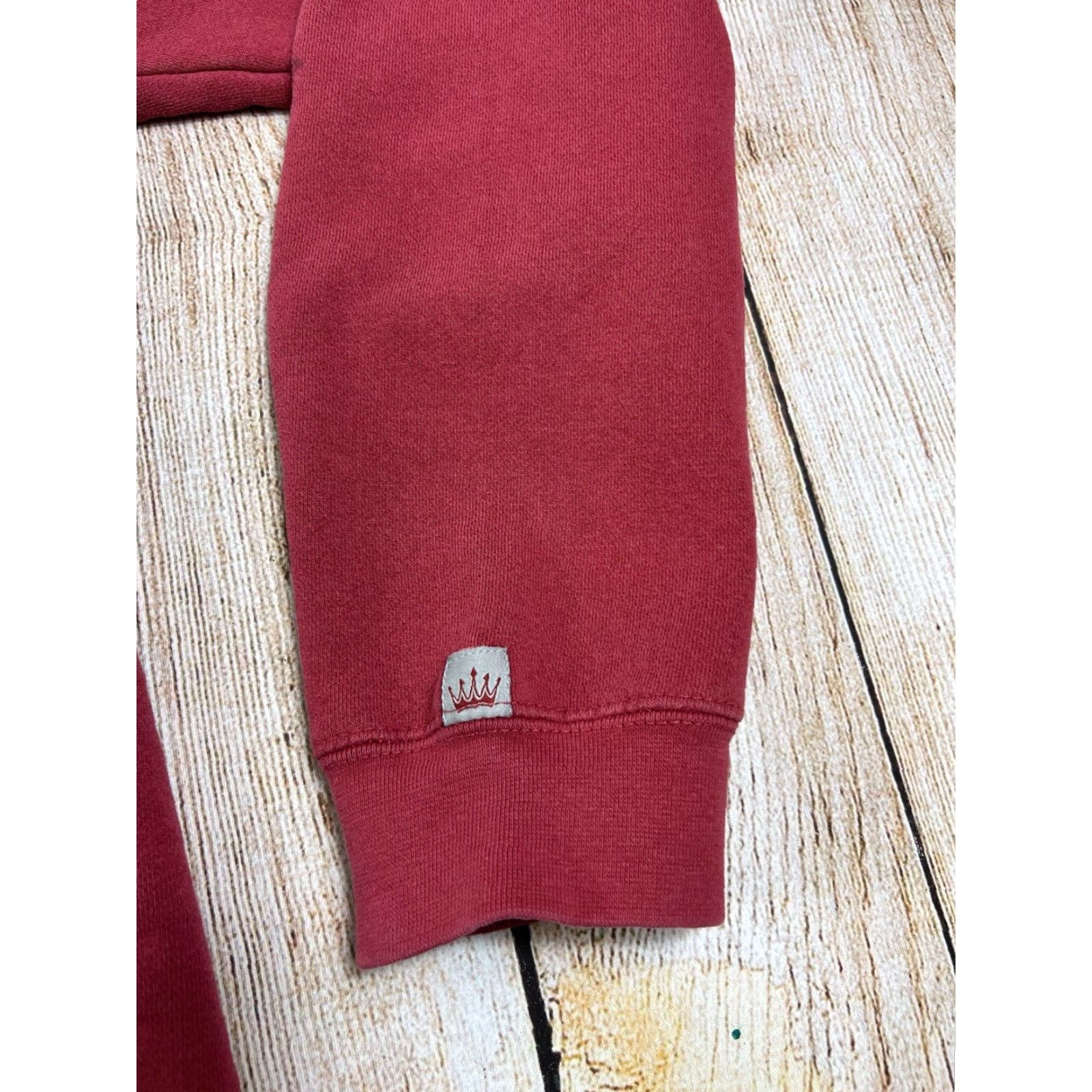 Vintage VINTAGE American Crown Hoodie Sweatshirt Missouri State Spellout Red Size M Men Pullover 90s? Size US M / EU 48-50 / 2 - 8 Thumbnail